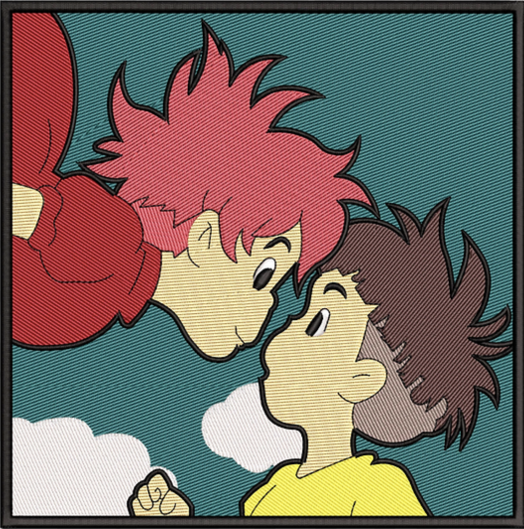 Ponyo & Sousuke Tricou - Studio Ghibli