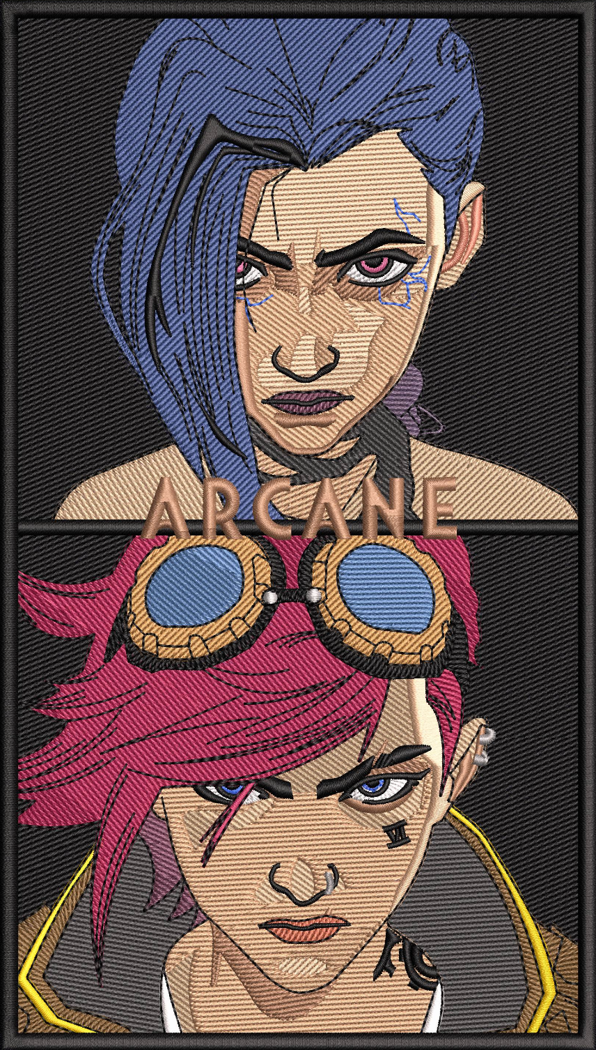 Jinx and Vi Arcane Hanorac - League of Legends
