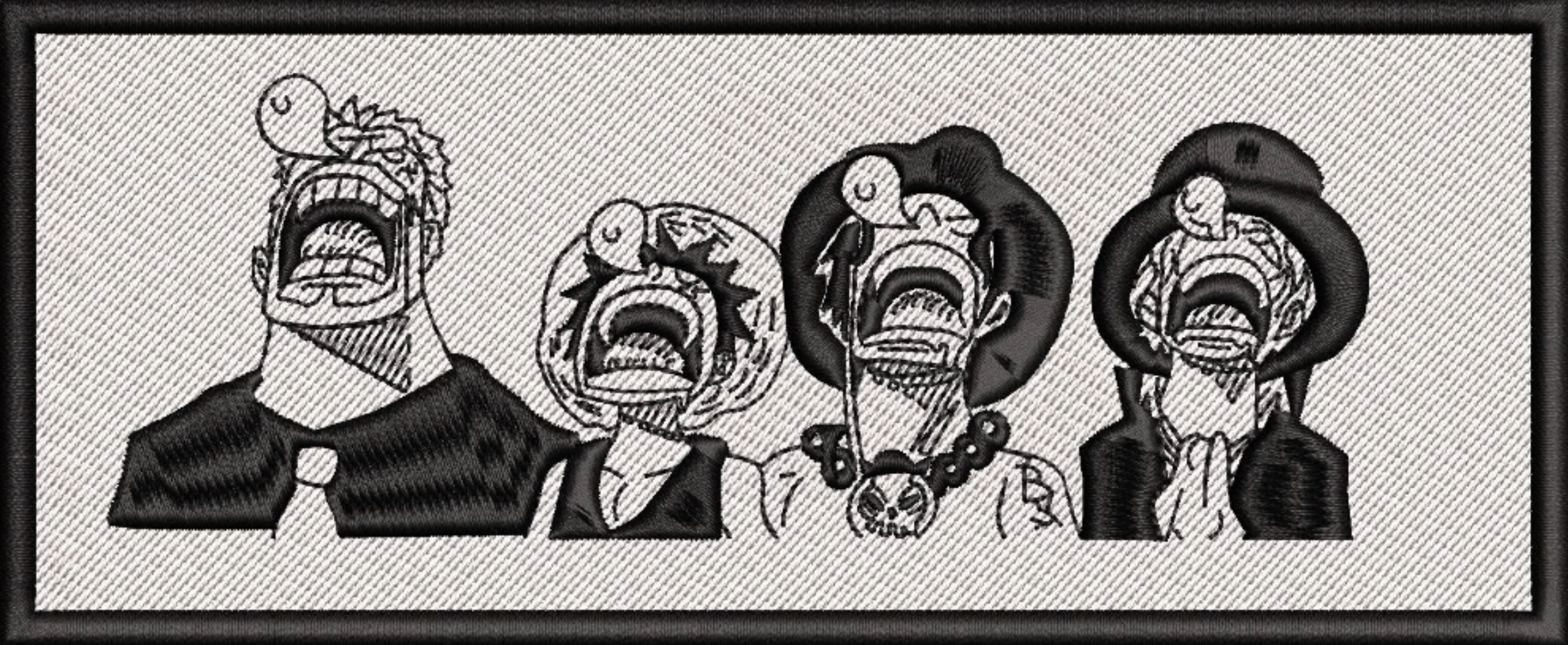 Garp, Luffy, Ace and Sabo Sleeping Manga Panel Bluza - One Piece