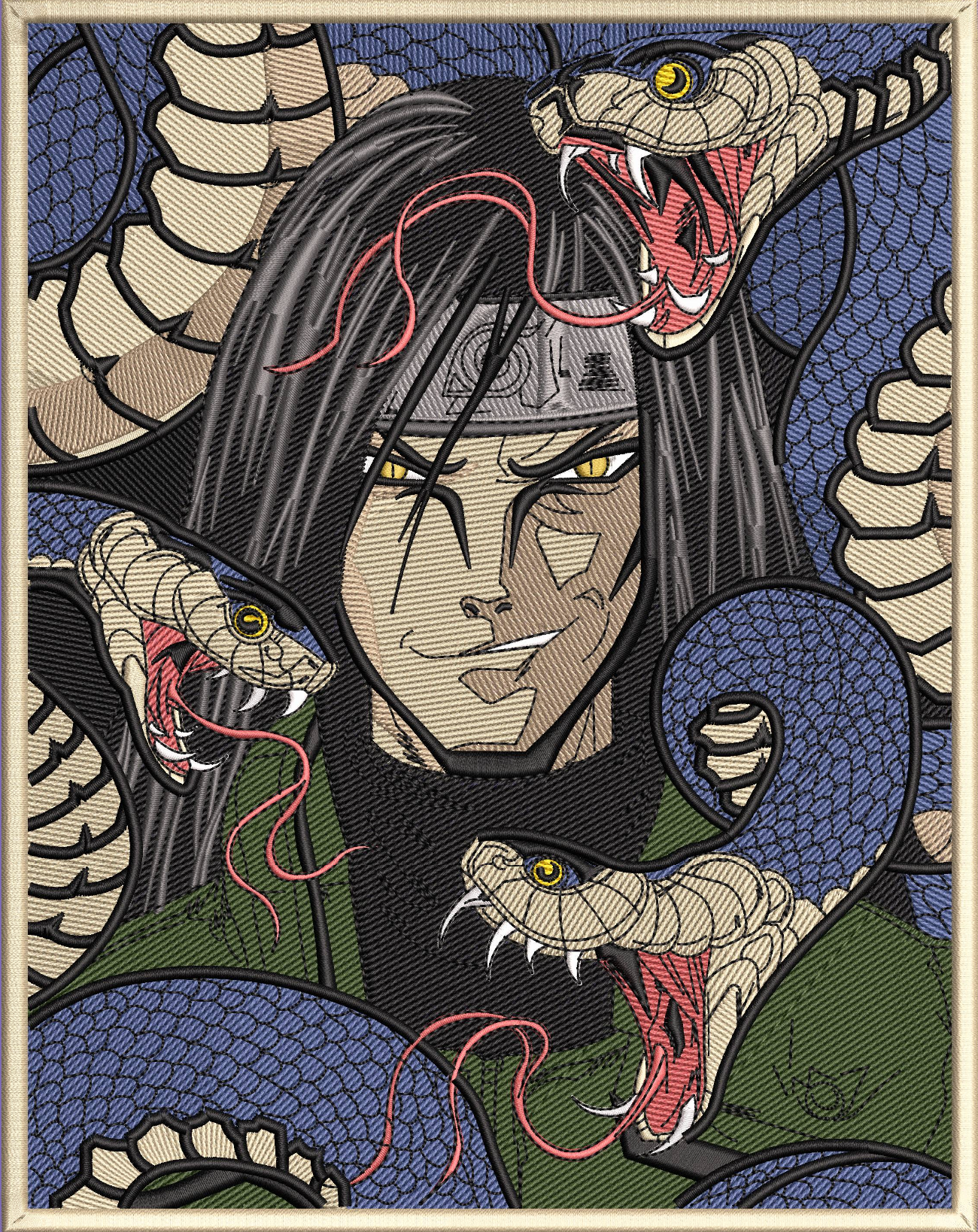 Orochimaru & Snakes Tricou - Naruto