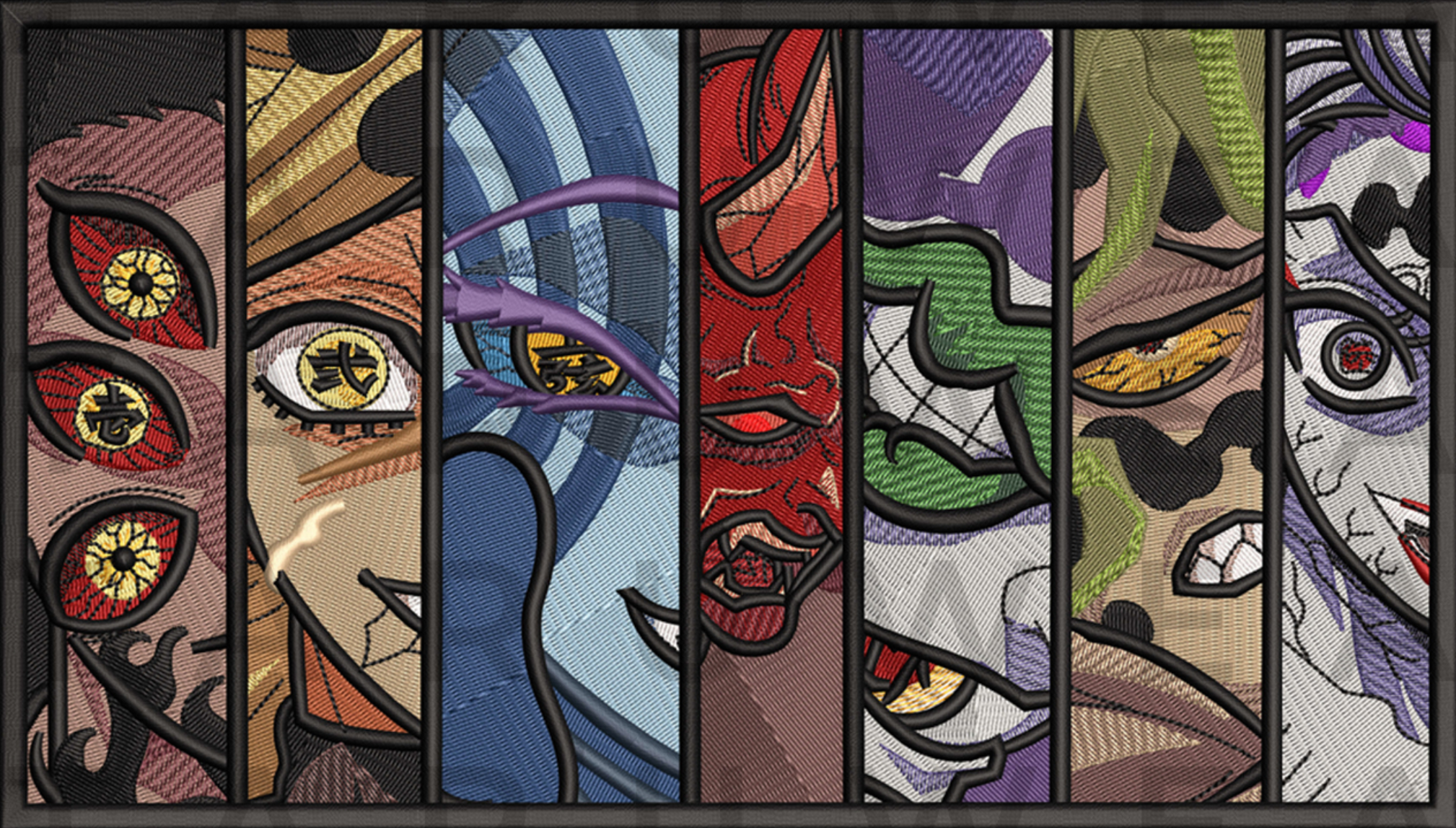 Upper Six Eyes Tricou - Demon Slayer