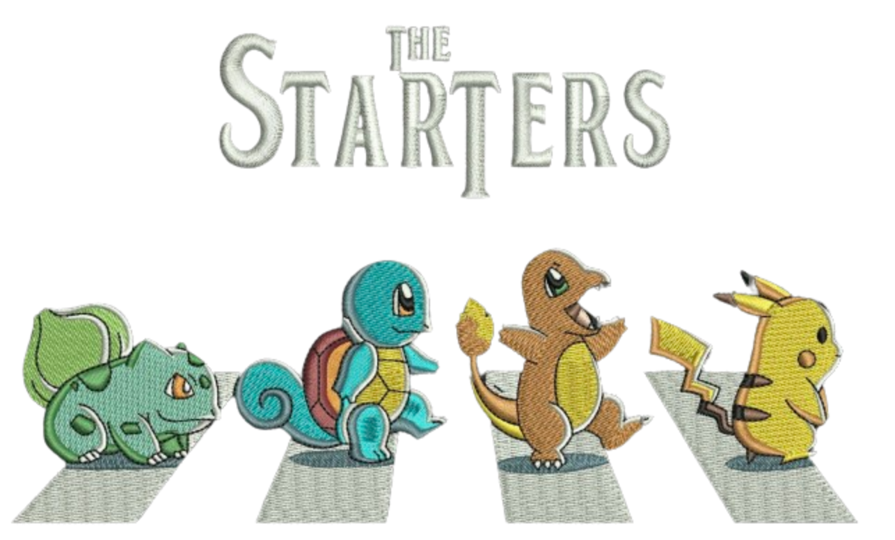 The Starters Tricou - Pokemon
