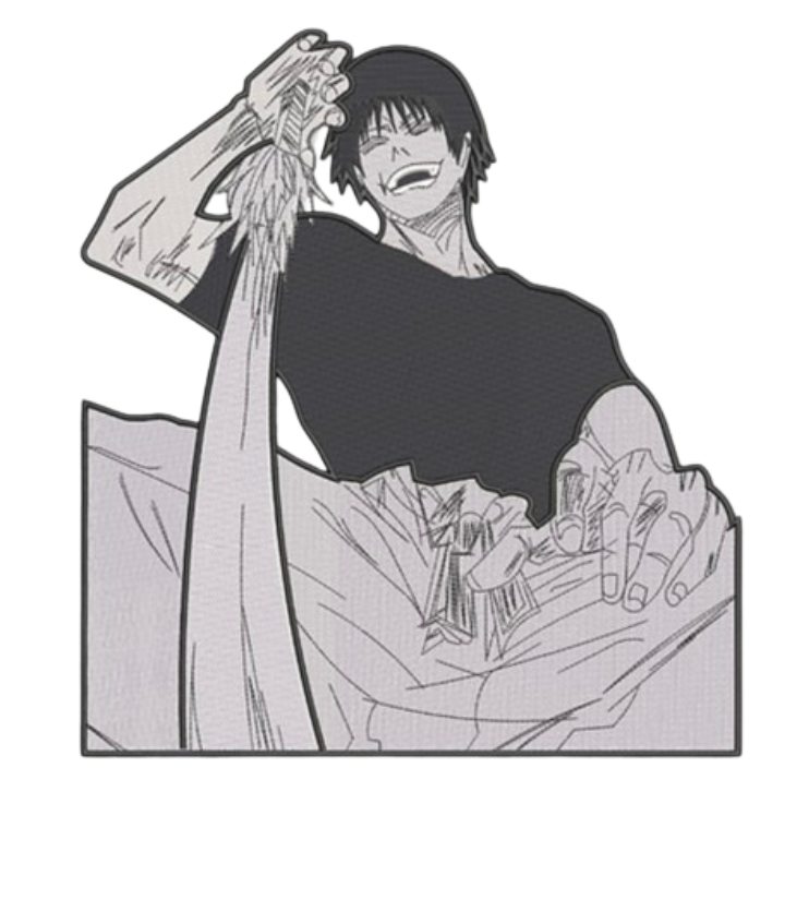 Toji Split Soul Katana Manga Panel Tricou - Jujutsu Kaisen