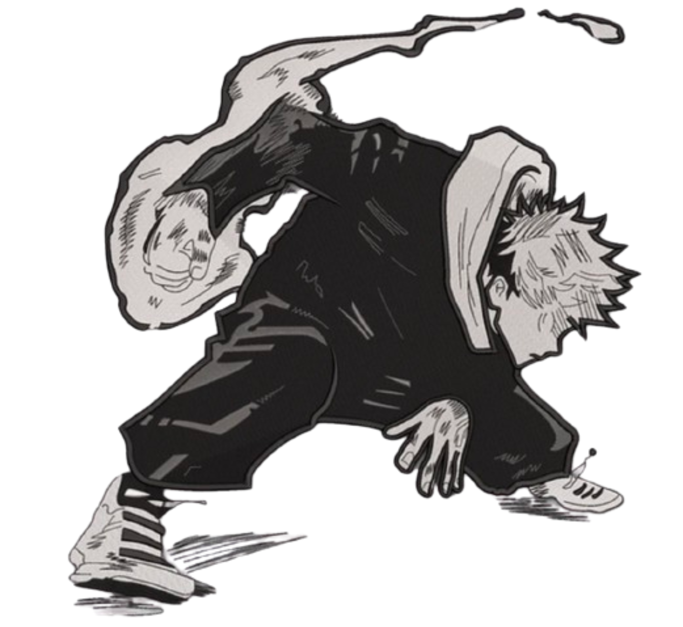 Yuji Punch Manga Panel Tricou - Jujutsu Kaisen