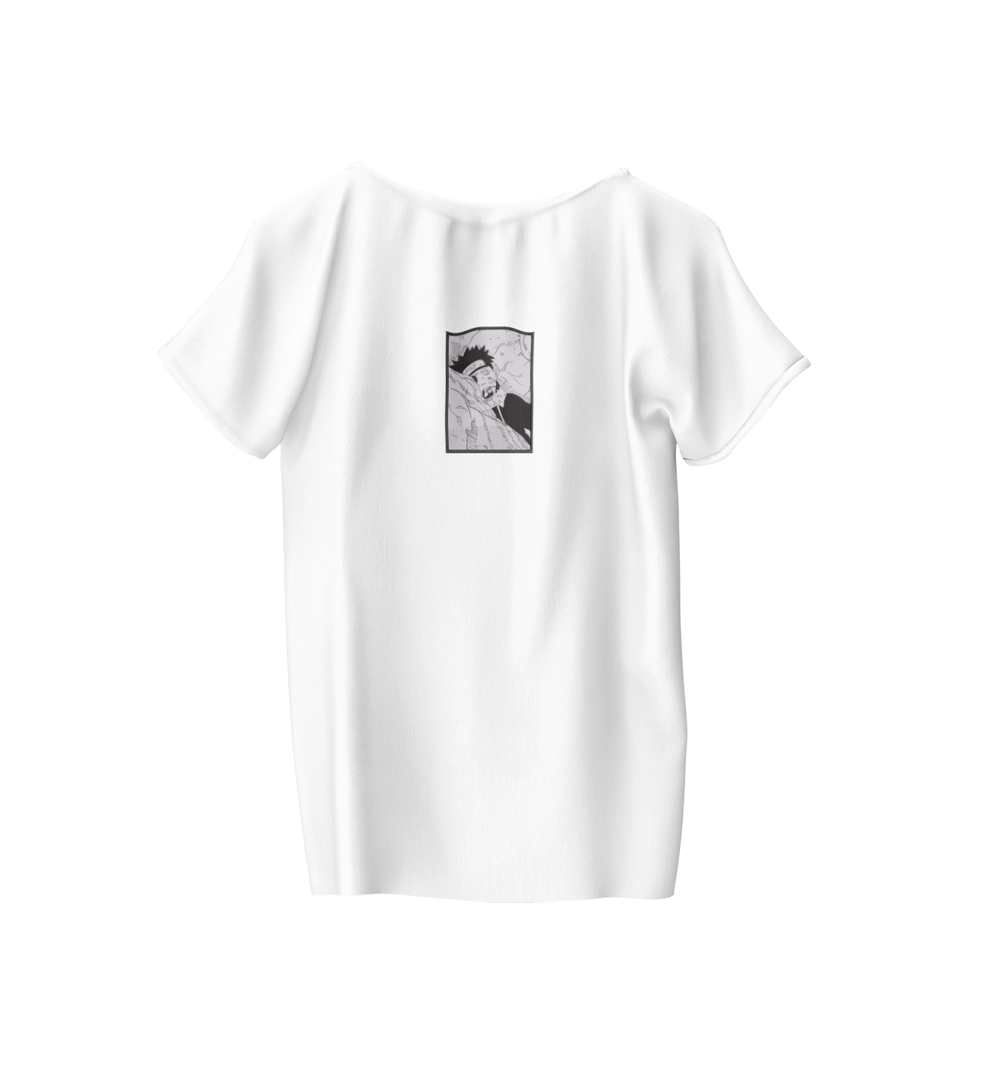 Obito Crushed Manga Panel Tricou - Naruto
