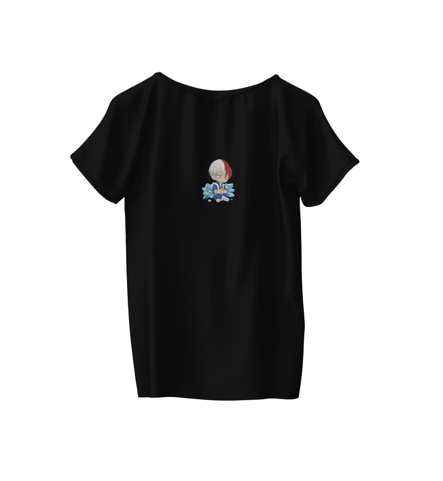 Todoroki Chibi Sitting Tricou - My Hero Academia
