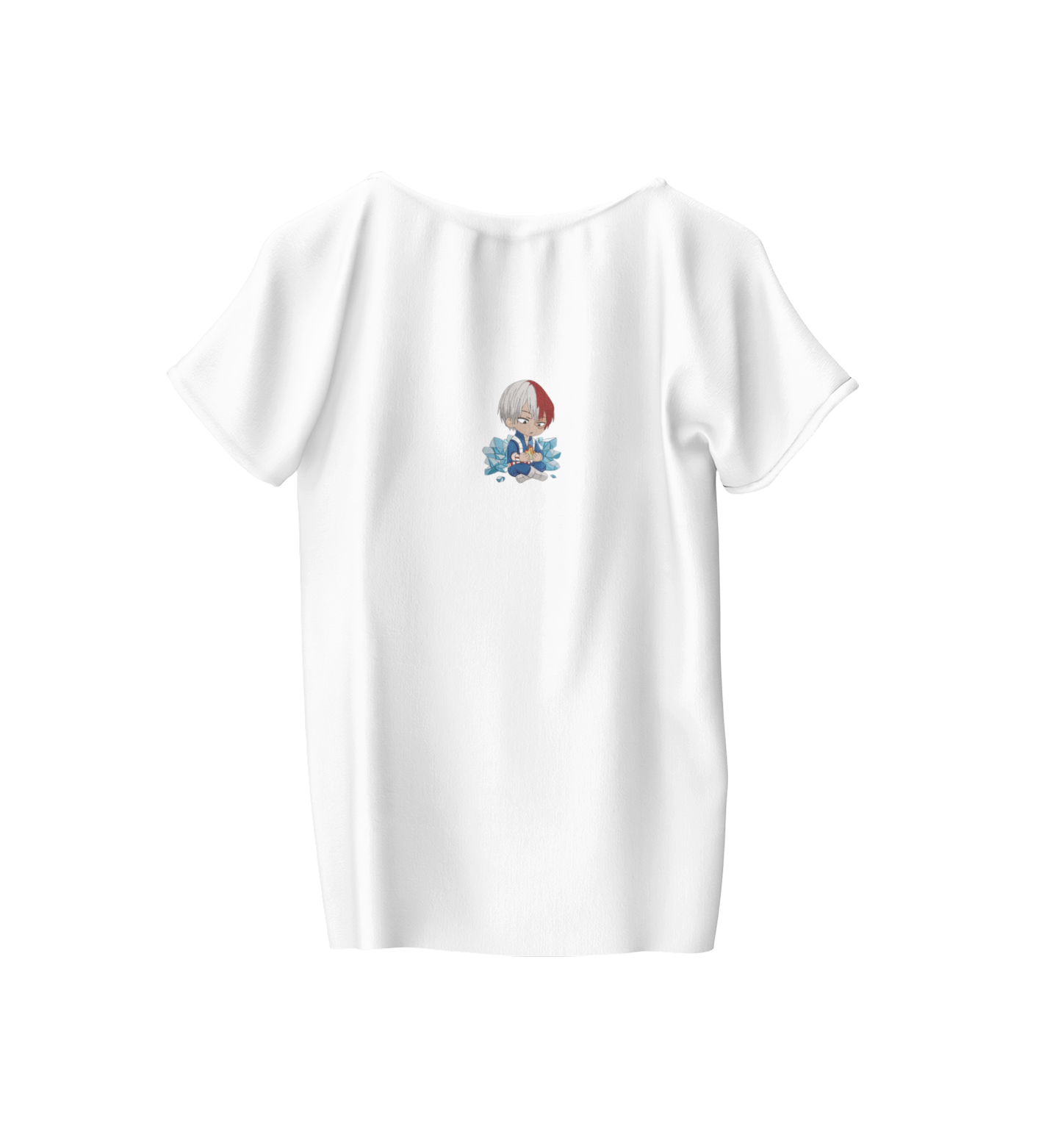 Todoroki Chibi Sitting Tricou - My Hero Academia