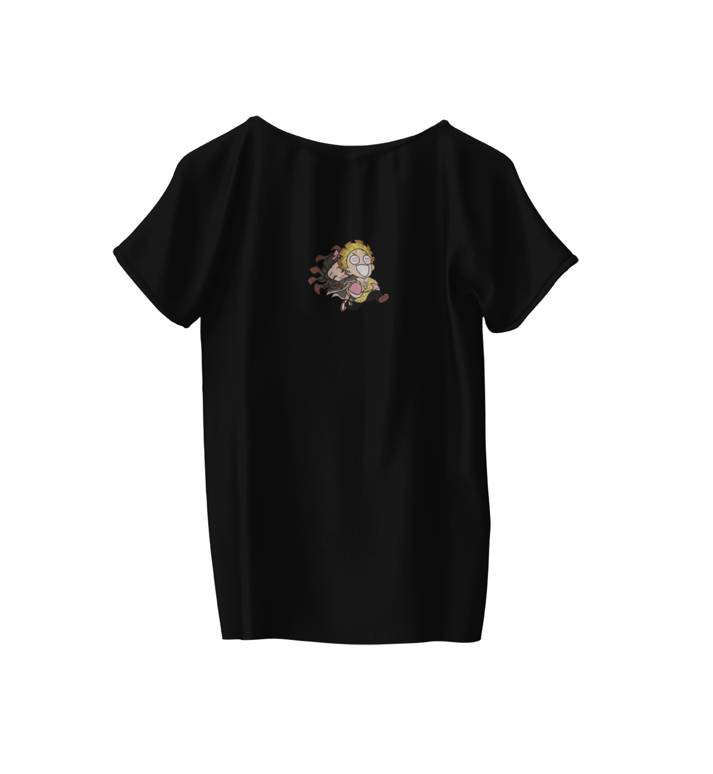 Zenitsu & Nezuko Chibi Tricou - Demon Slayer