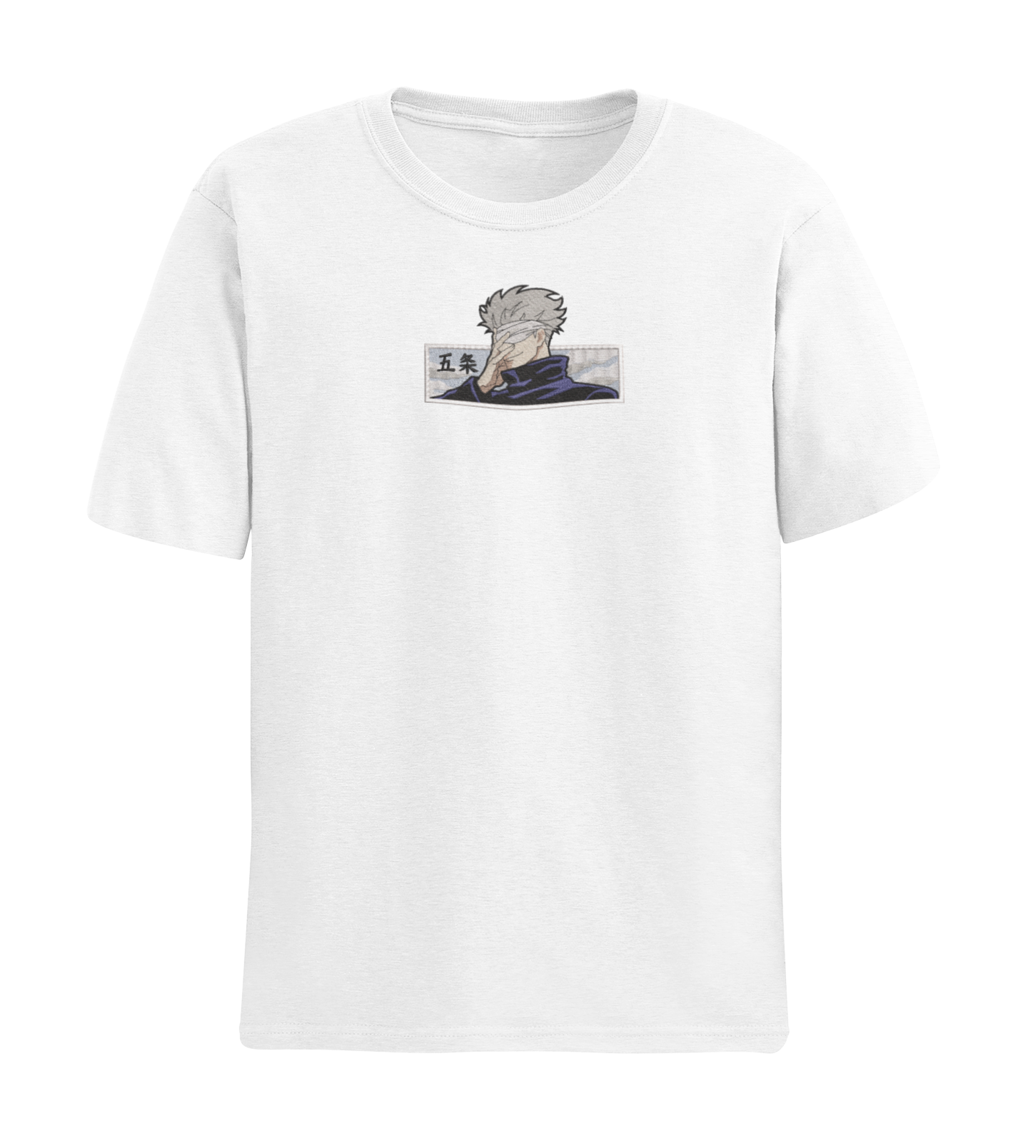 Satoru Gojo White Blindfold Tricou -Jujutsu Kaisen
