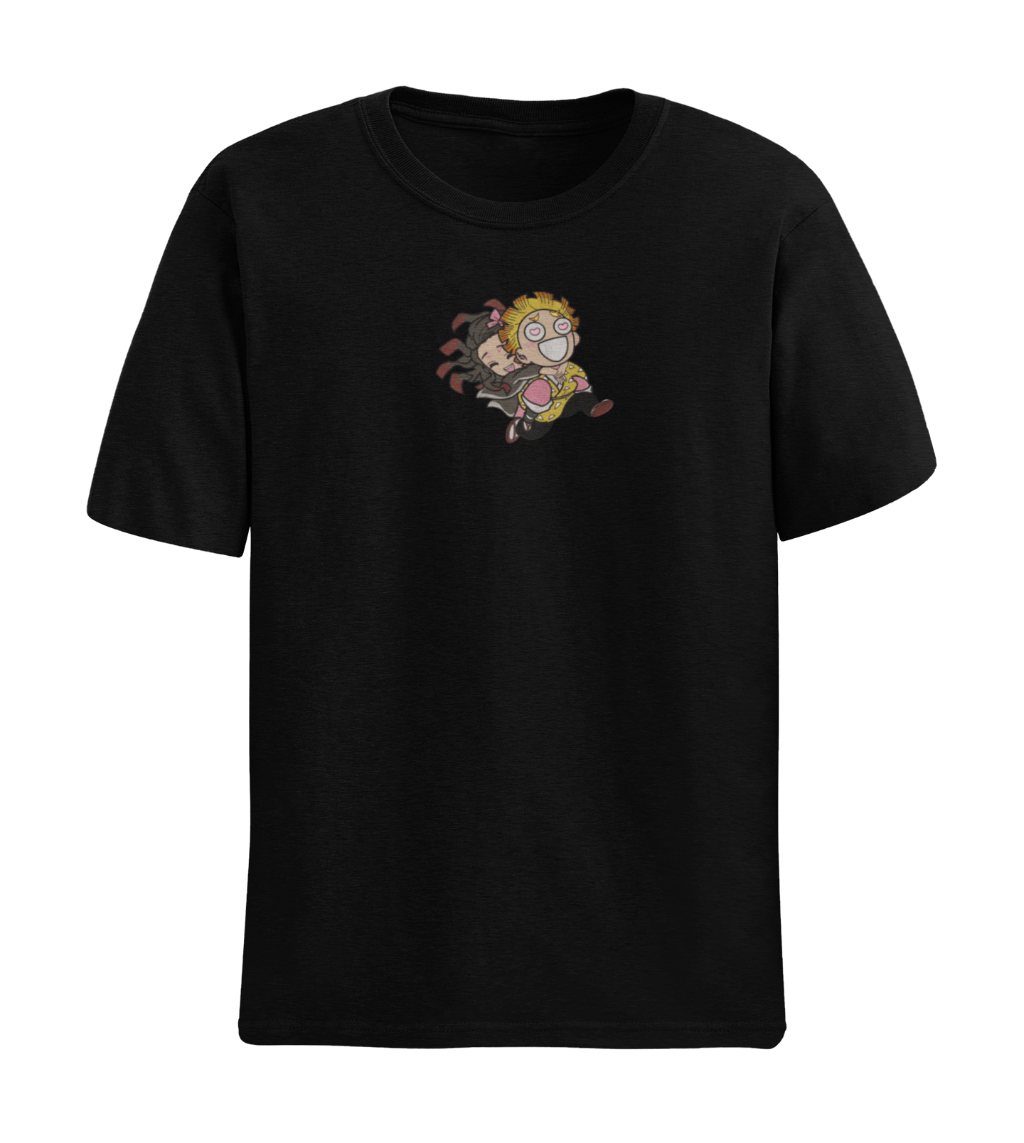 Zenitsu & Nezuko Chibi Tricou - Demon Slayer