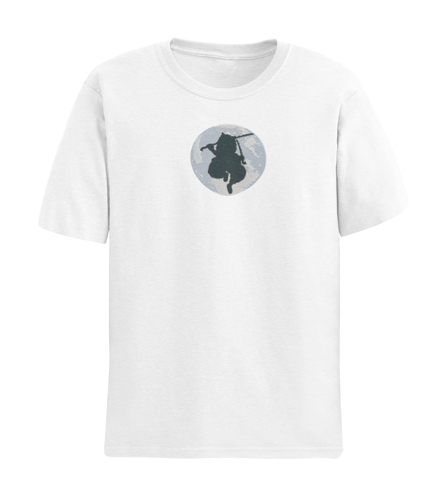 Inosuke Moon Silhouette Tricou - Demon Slayer
