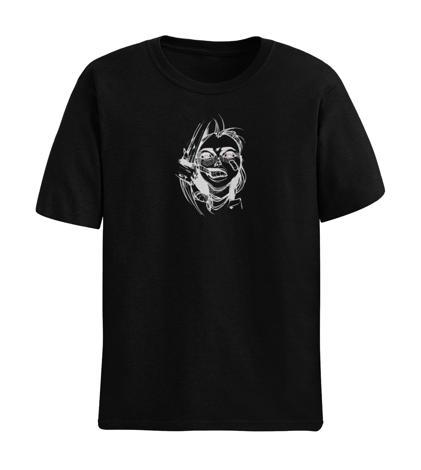 Jinx Outline Arcane Tricou - League of Legends