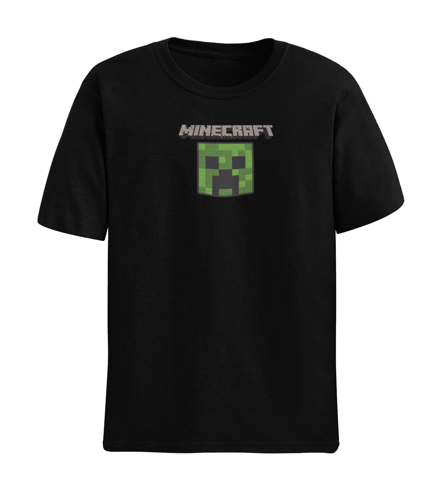 Creeper & Minecraft Logo Tricou - Minecraft