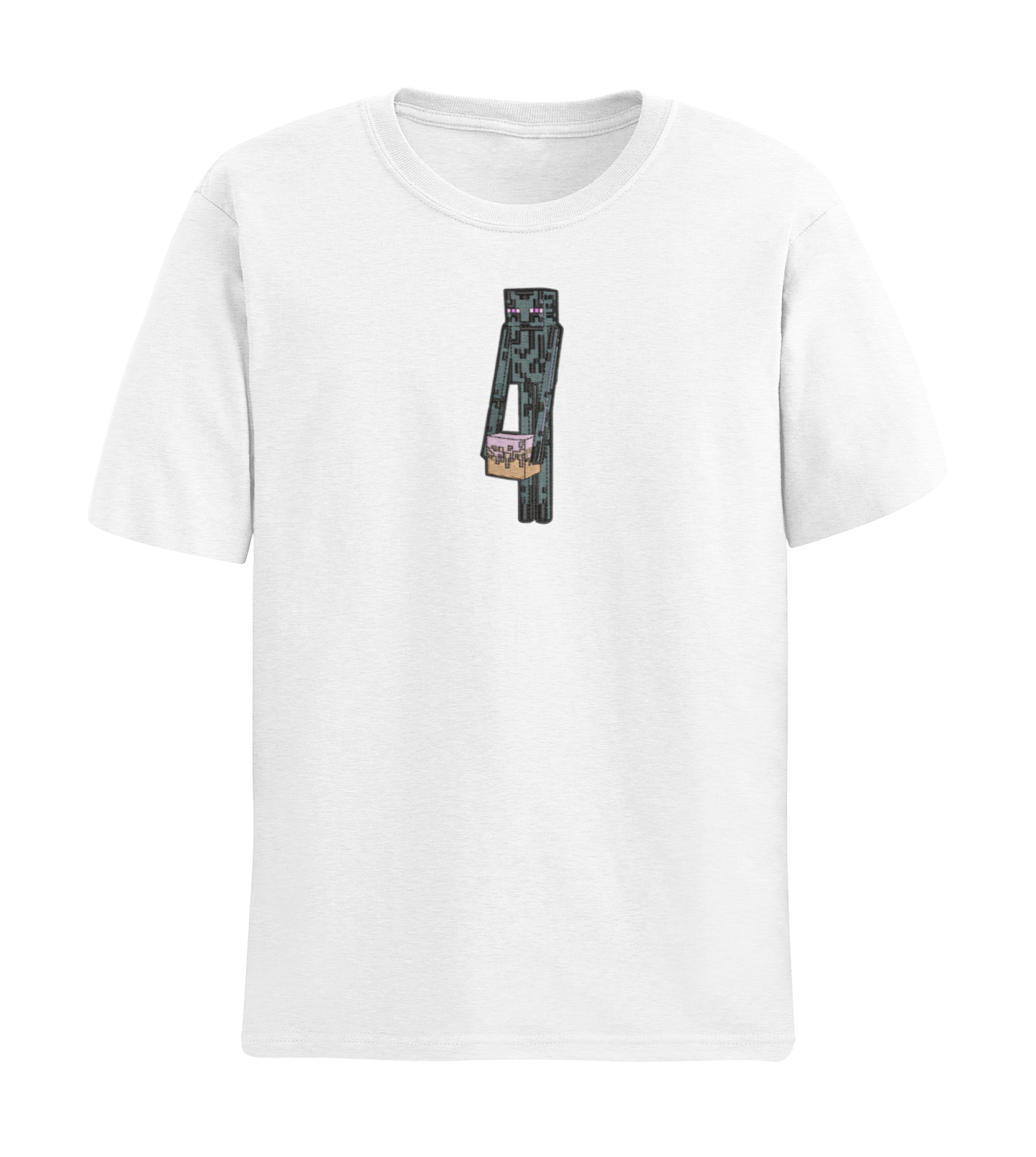 Enderman holding a Block Tricou - Minecraft