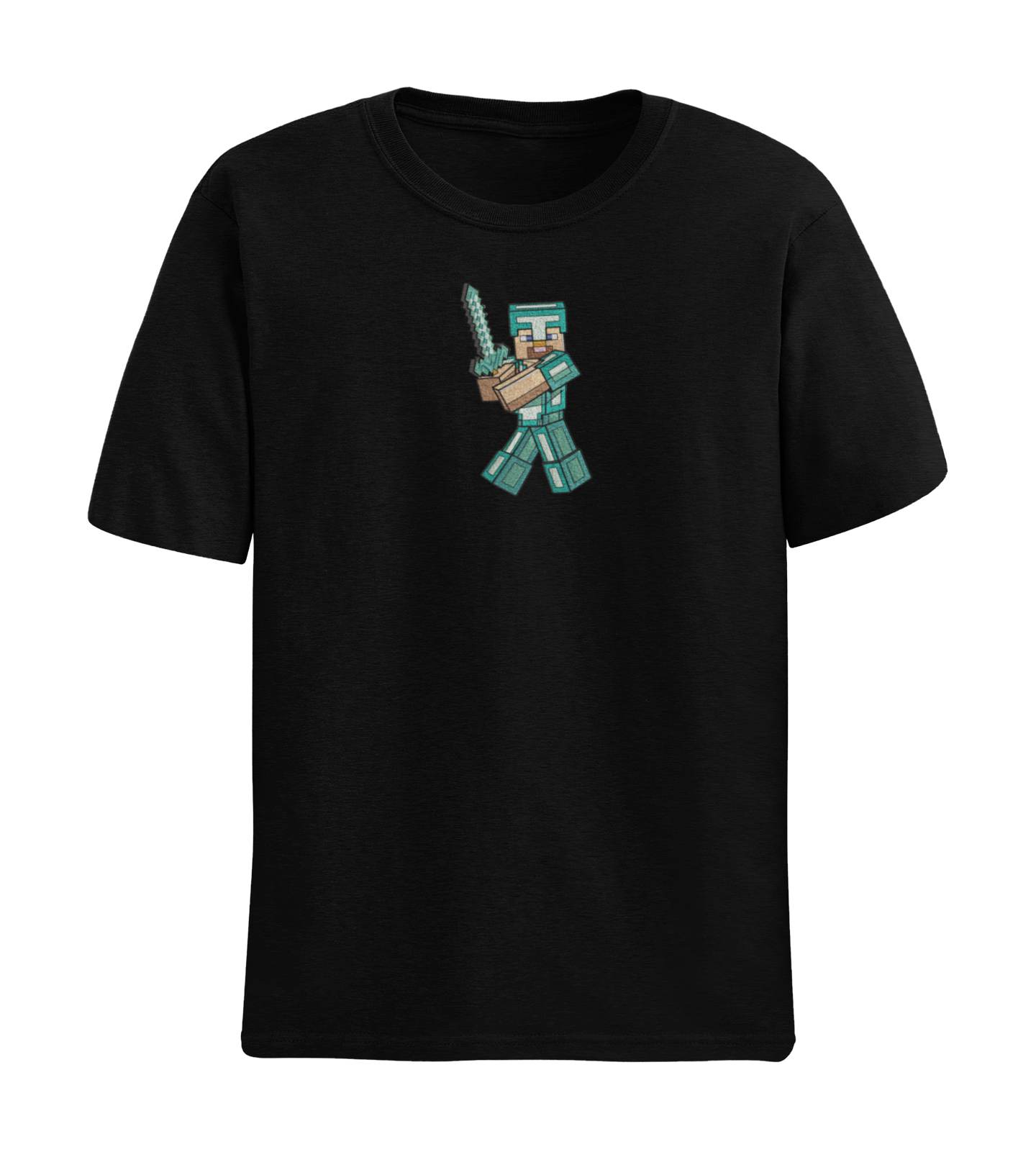 Diamond Armor & Sword Steve Tricou - Minecraft