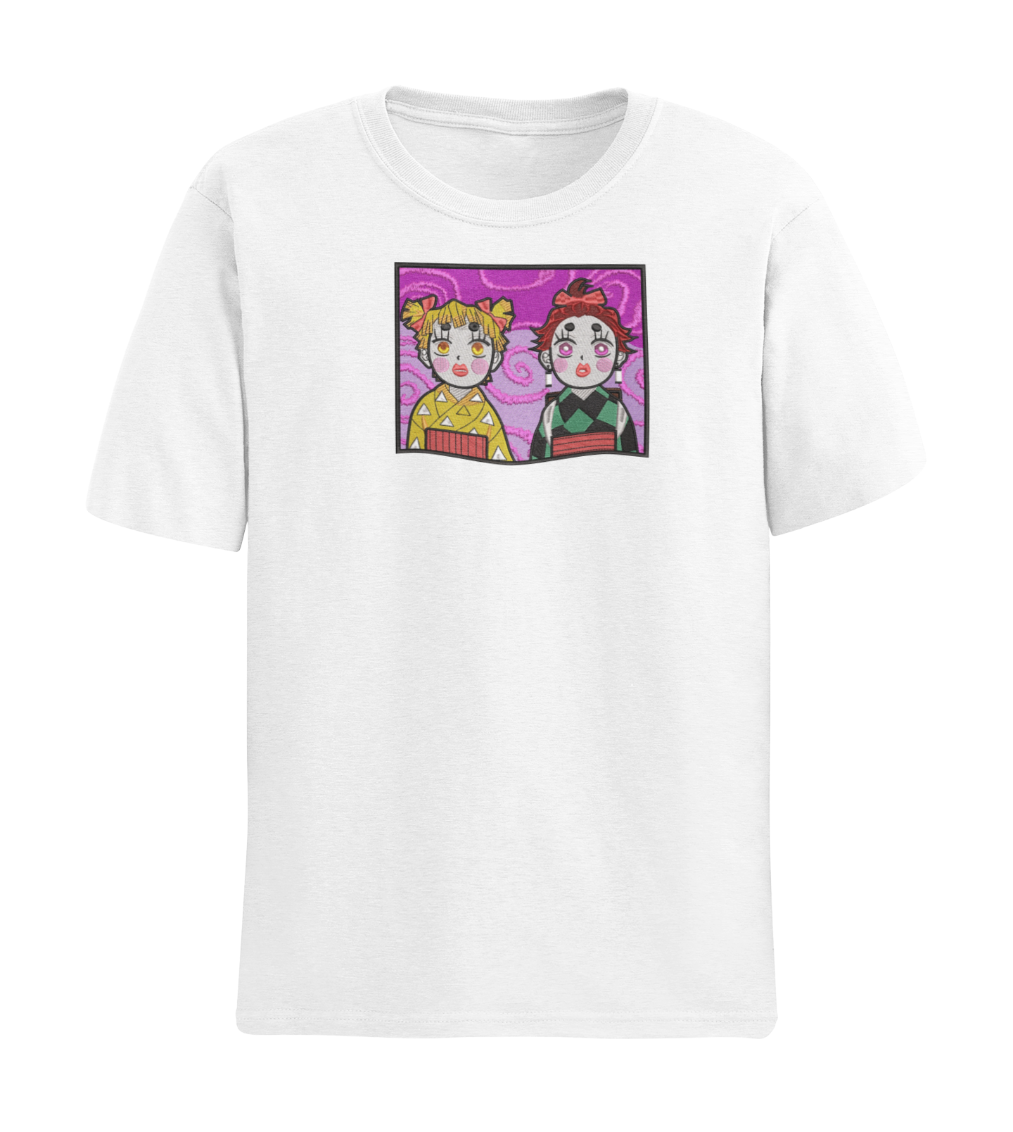 Tanjiro & Zenitsu with Make-up Tricou - Demon Slayer