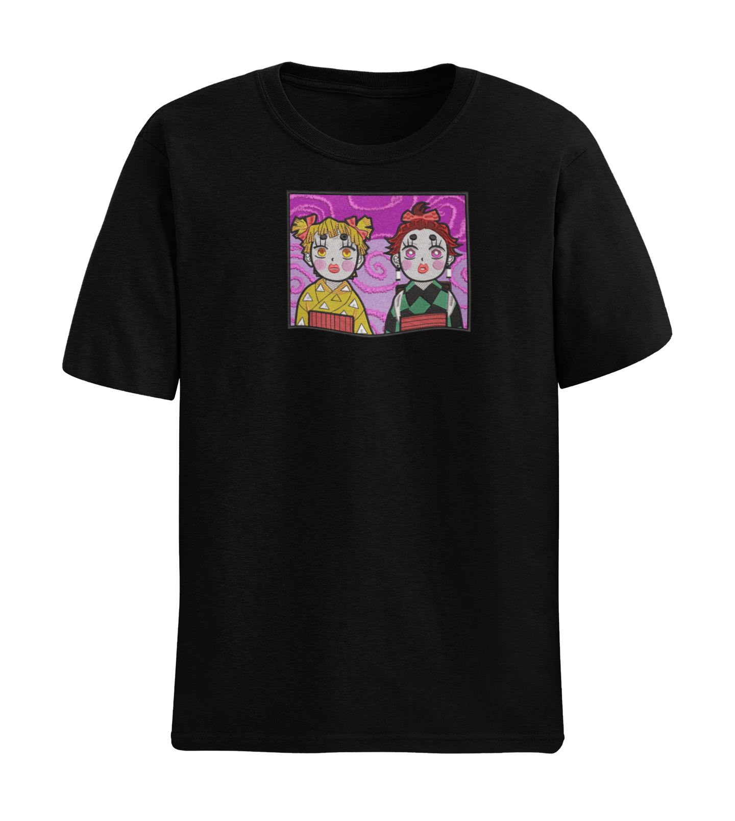 Tanjiro & Zenitsu with Make-up Tricou - Demon Slayer