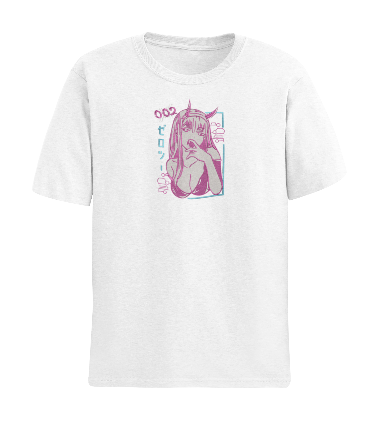 Zero Two & Writing Tricou - Darling in the Franxx