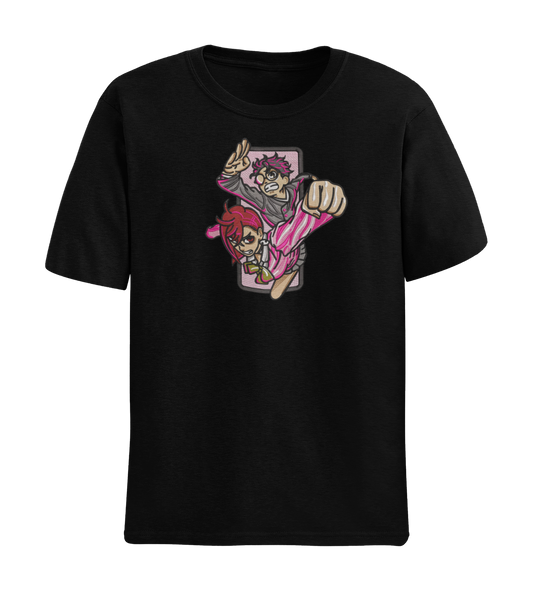 Okarun & Momo Fighting Tricou - Dandadan