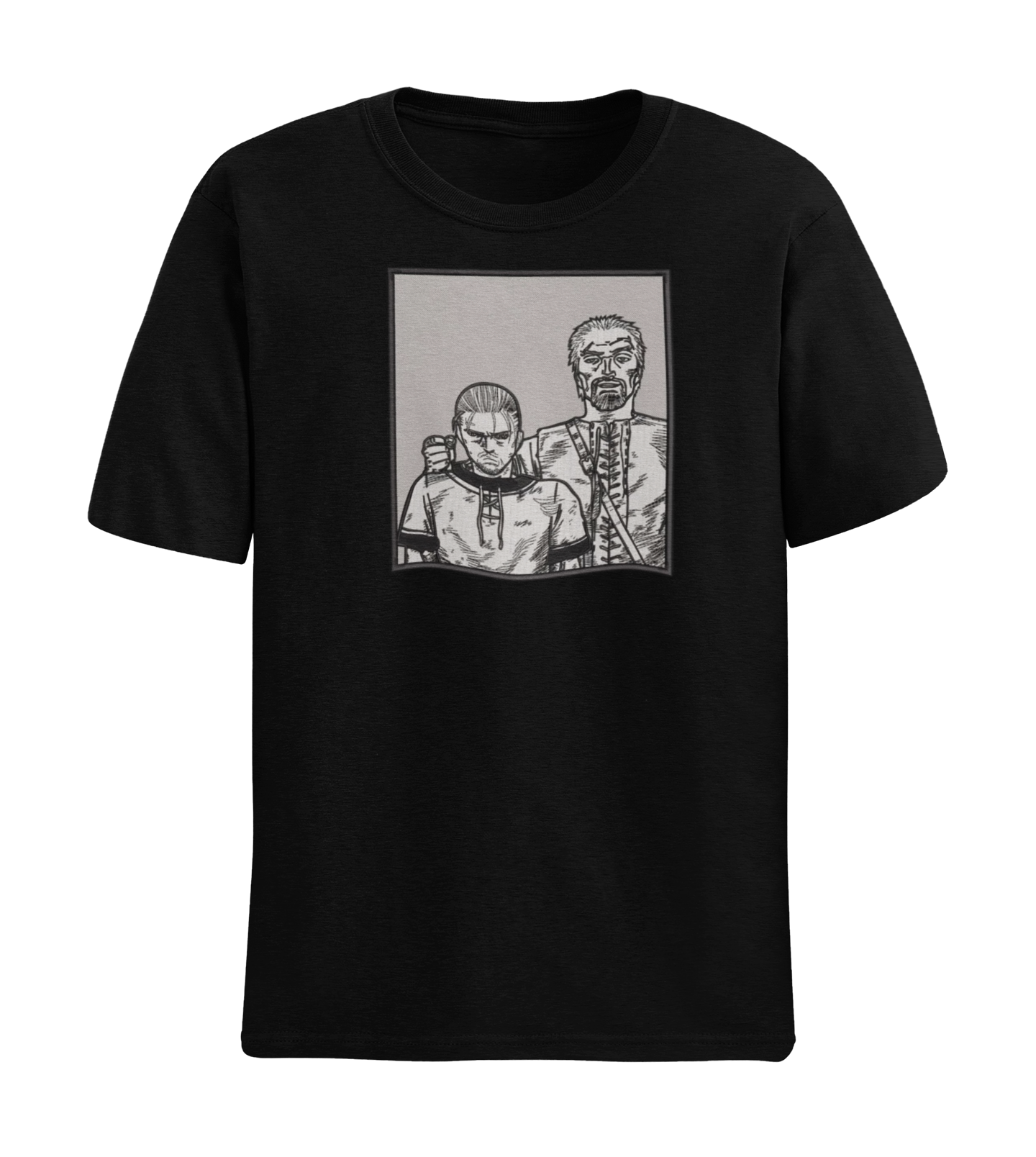 Thorfinn & Askeladd Manga Panel Tricou - Vinland Saga