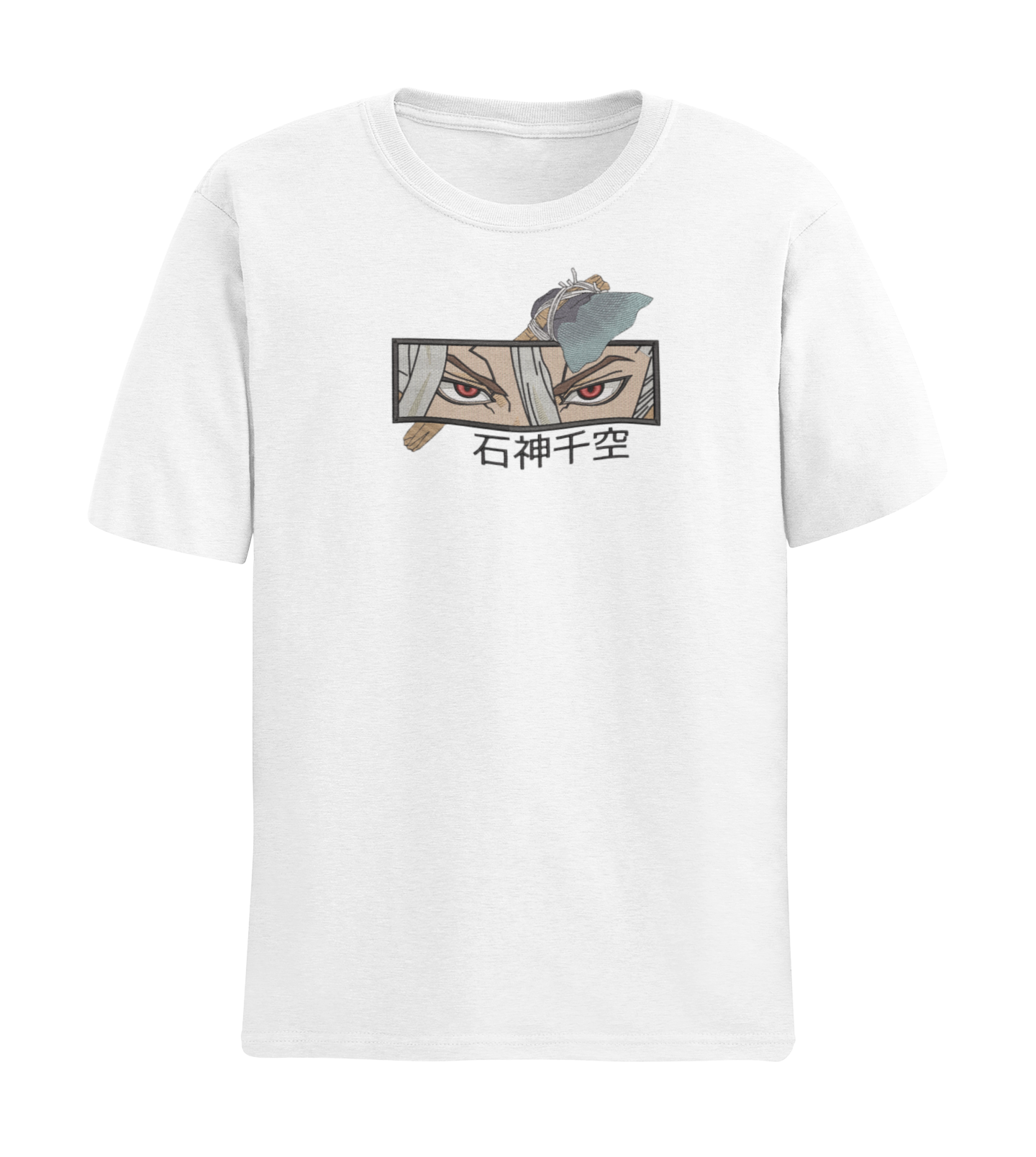 Senku Ishigami Eyes & Stone Age Ax Tricou - Dr. Stone