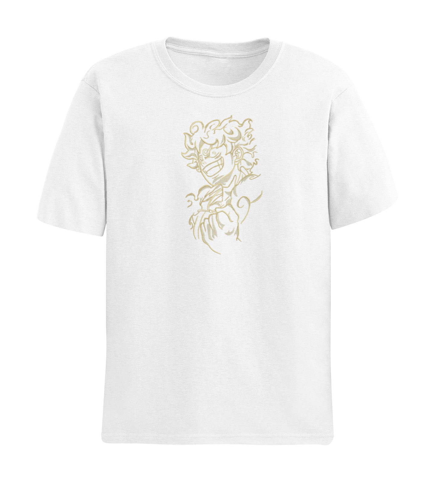 Luffy Gear 5 Gold Outline Tricou - One Piece