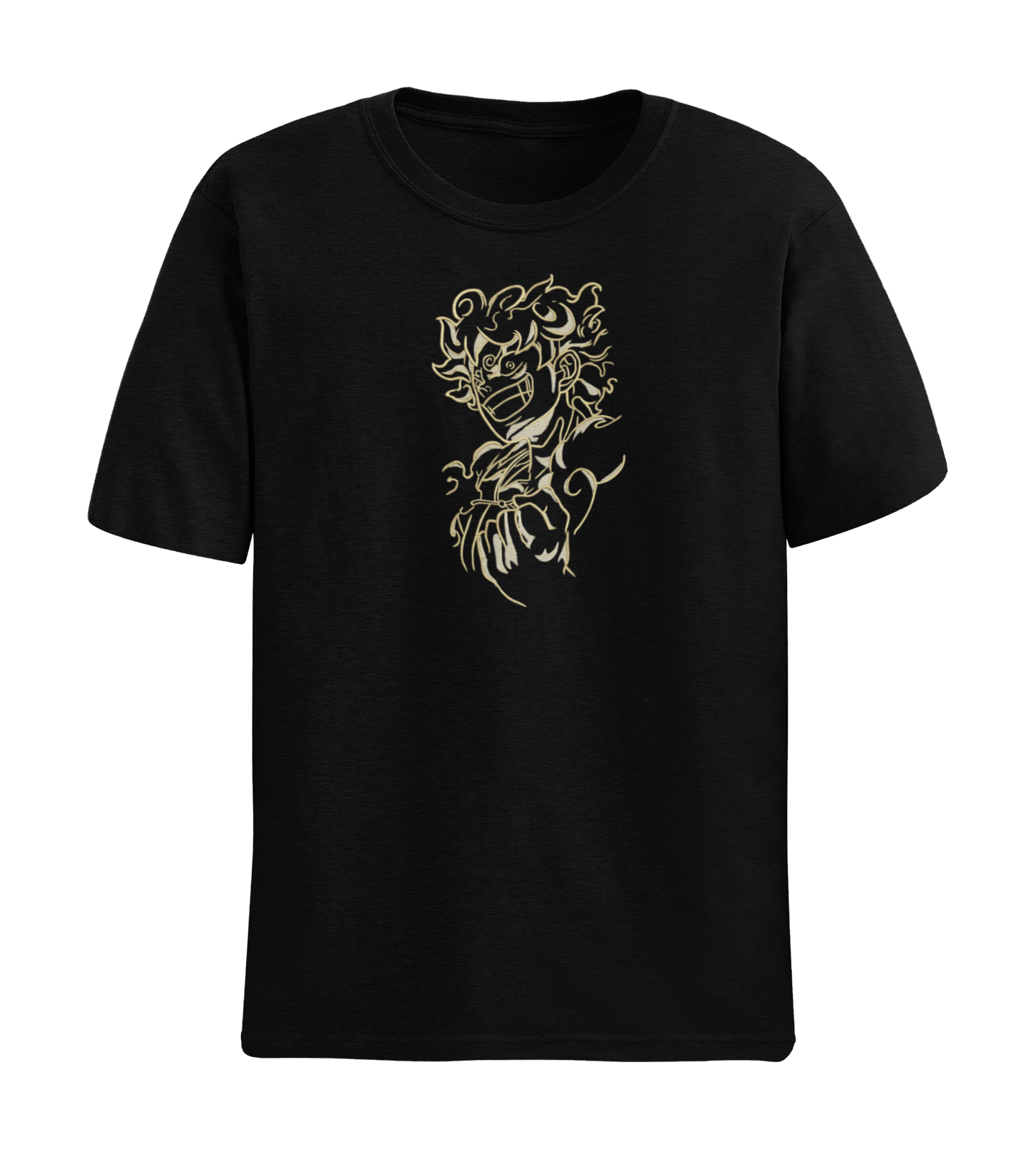 Luffy Gear 5 Gold Outline Tricou - One Piece