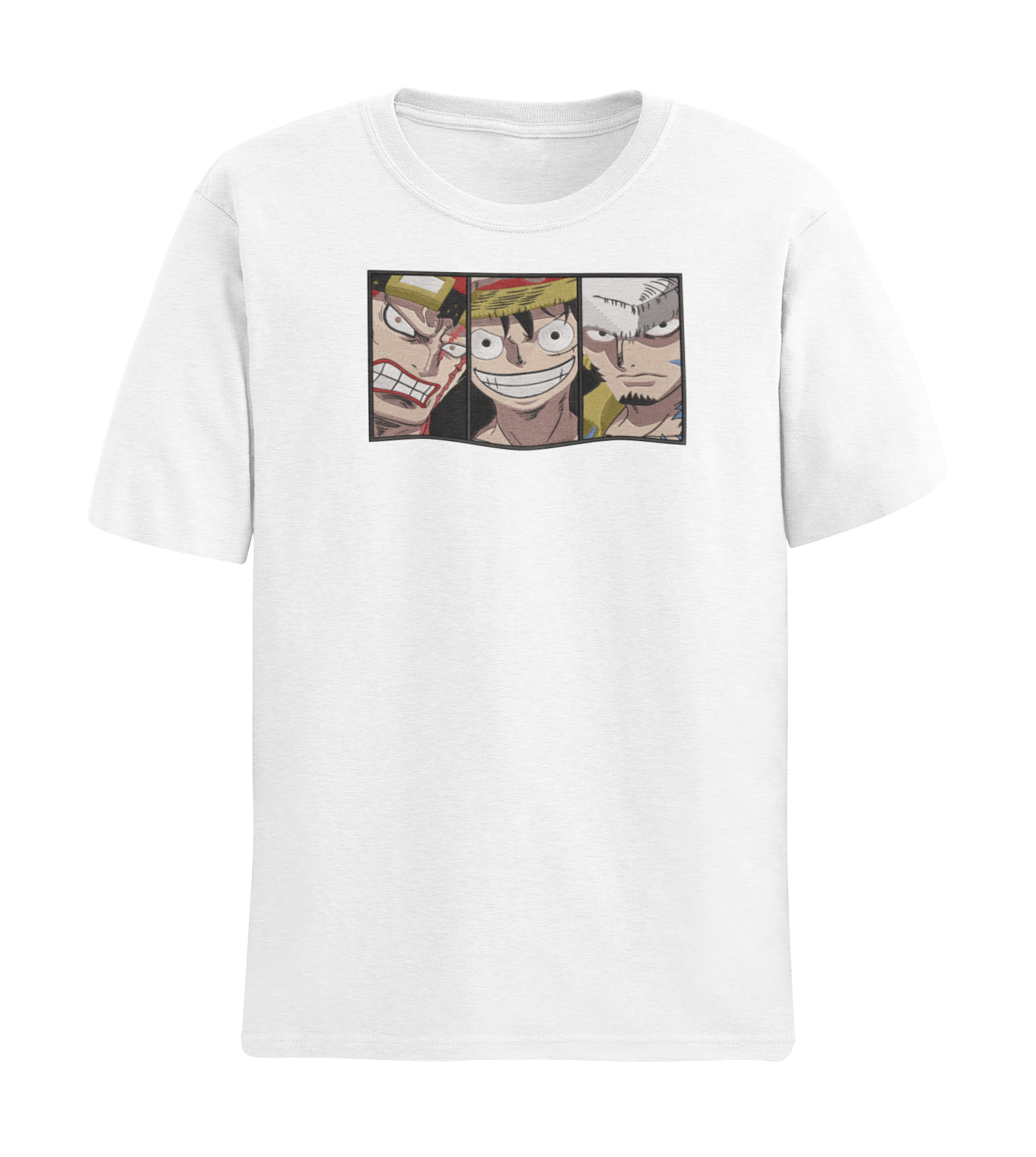 Kid, Luffy and Trafalgar Tricou - One Piece