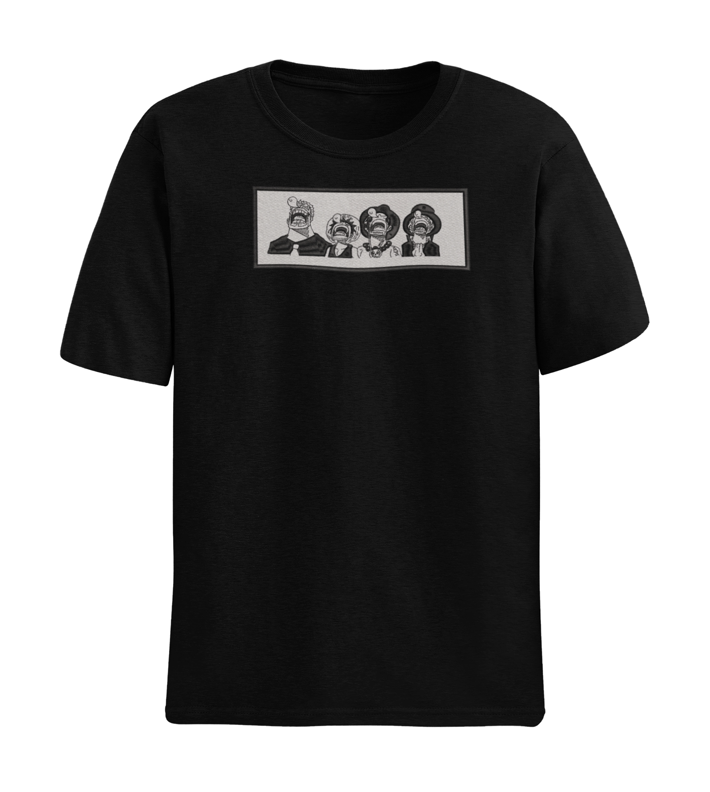 Garp, Luffy, Ace and Sabo Sleeping Manga Panel Tricou - One Piece