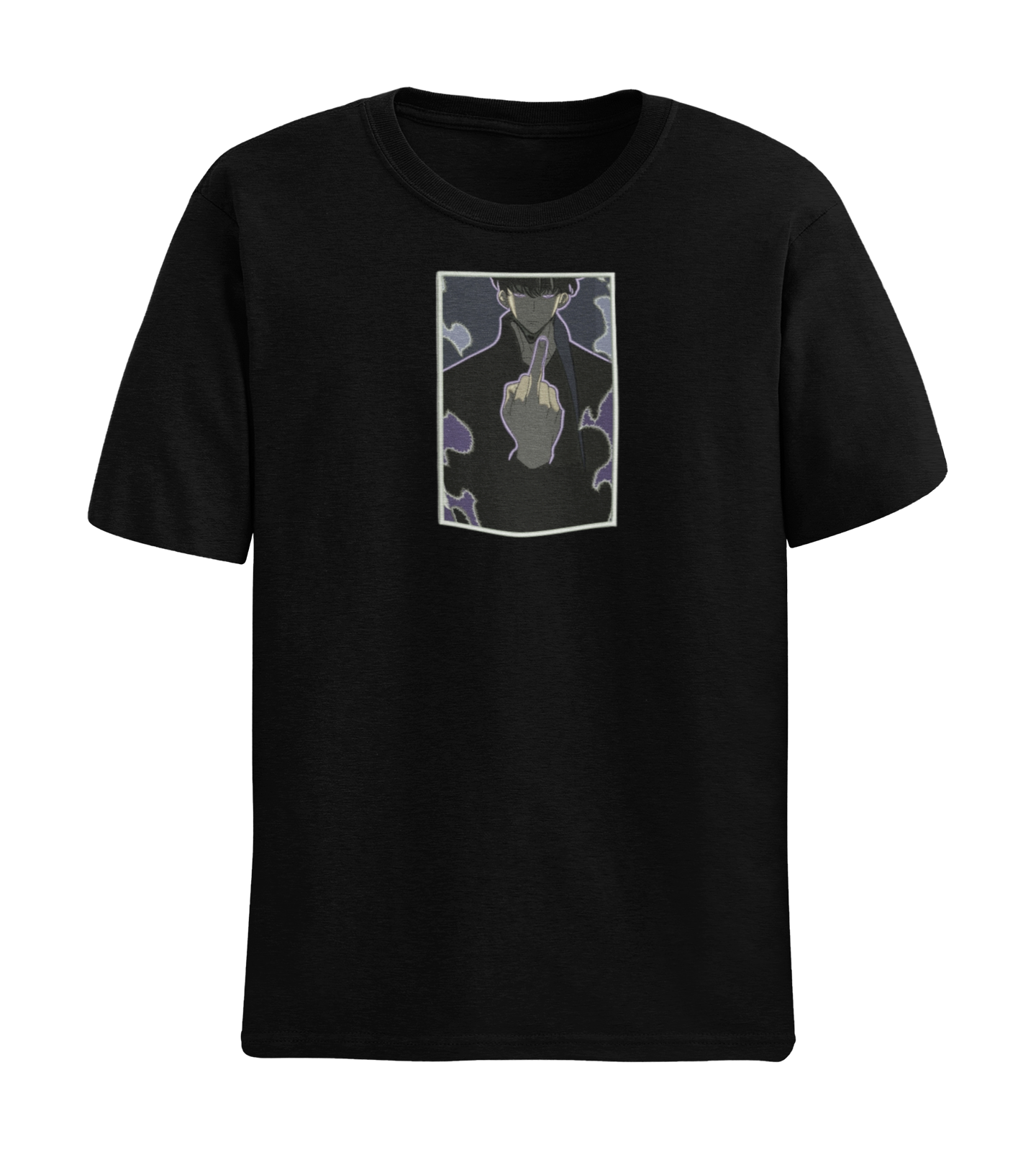 Sung Jin-woo Middle Finger Tricou - Solo Leveling
