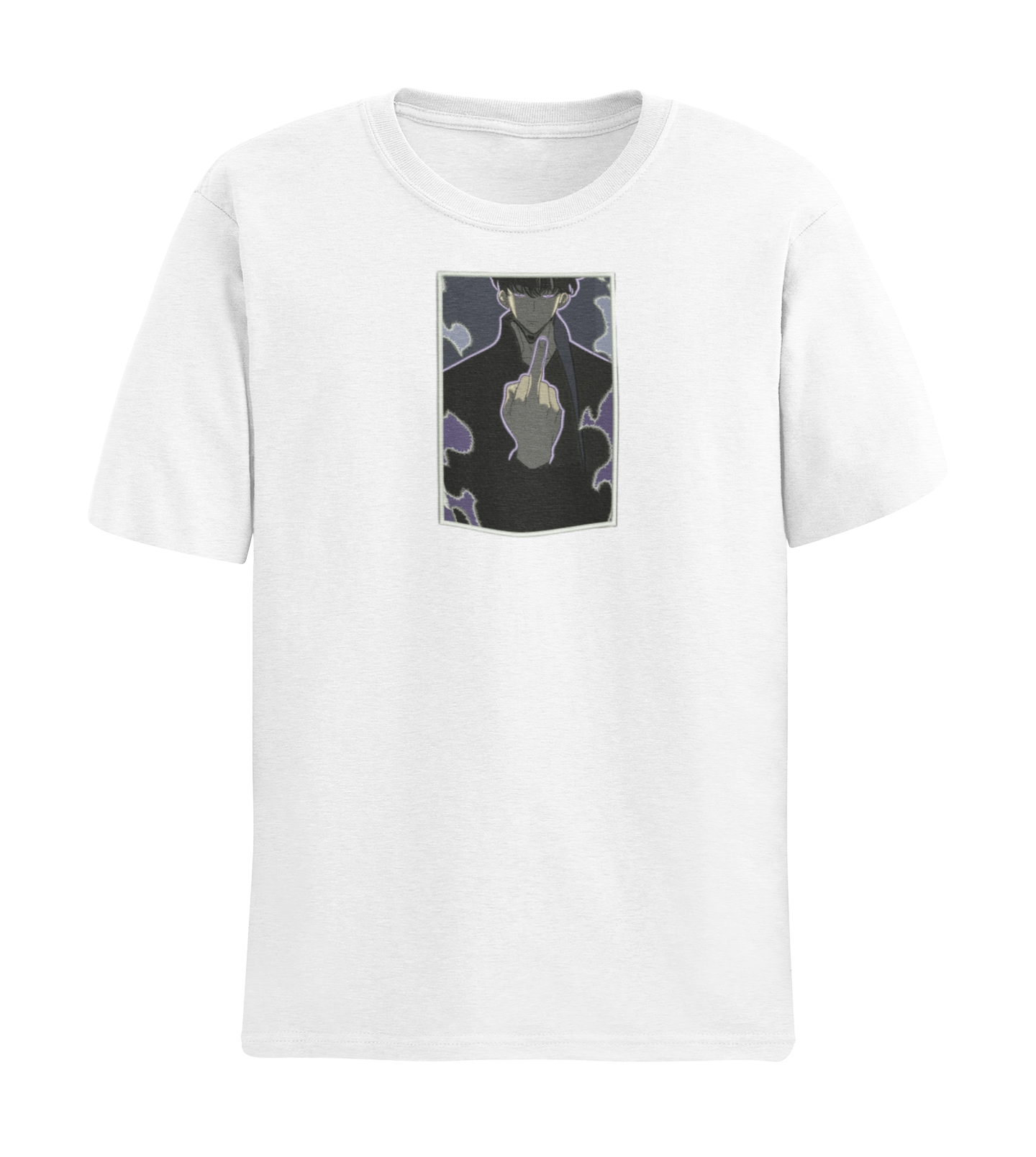 Sung Jin-woo Middle Finger Tricou - Solo Leveling