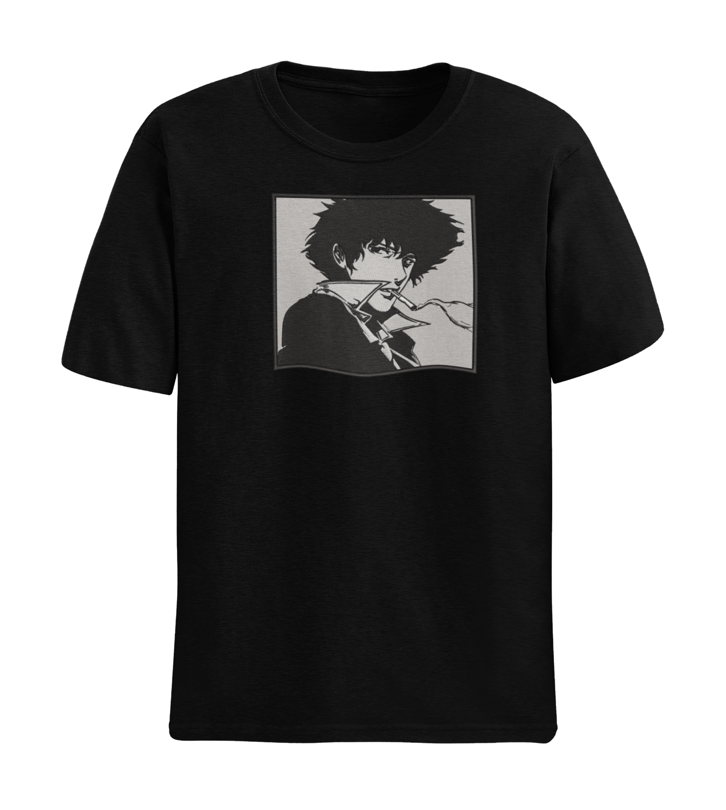 Spike Smoking Manga Panel Tricou - Cowboy Bebop