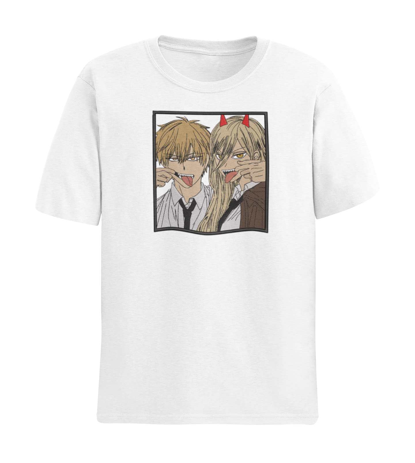 Denji & Power Tricou - Chainsaw Man