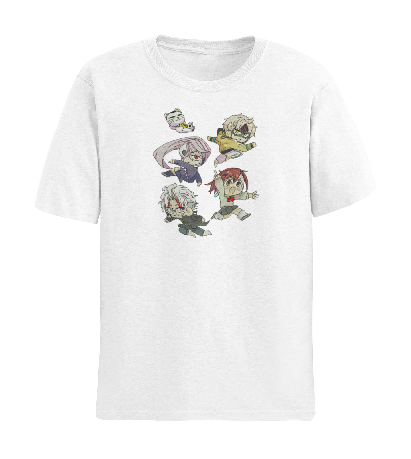 Jin, Aira, Momo, Okarun, Granny Chibis Tricou - Dandadan