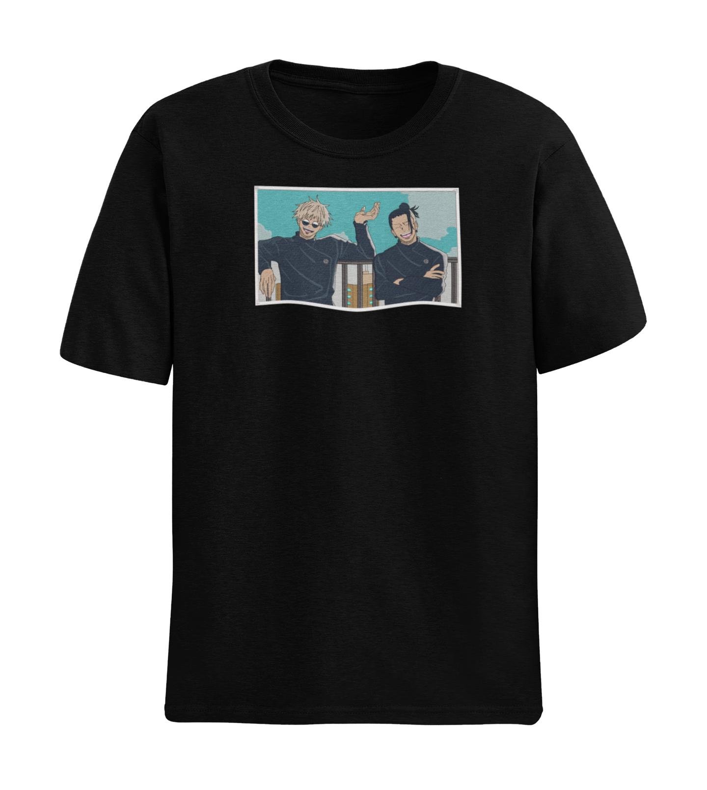 Gojo & Geto Laughing Tricou - Jujutsu Kaisen