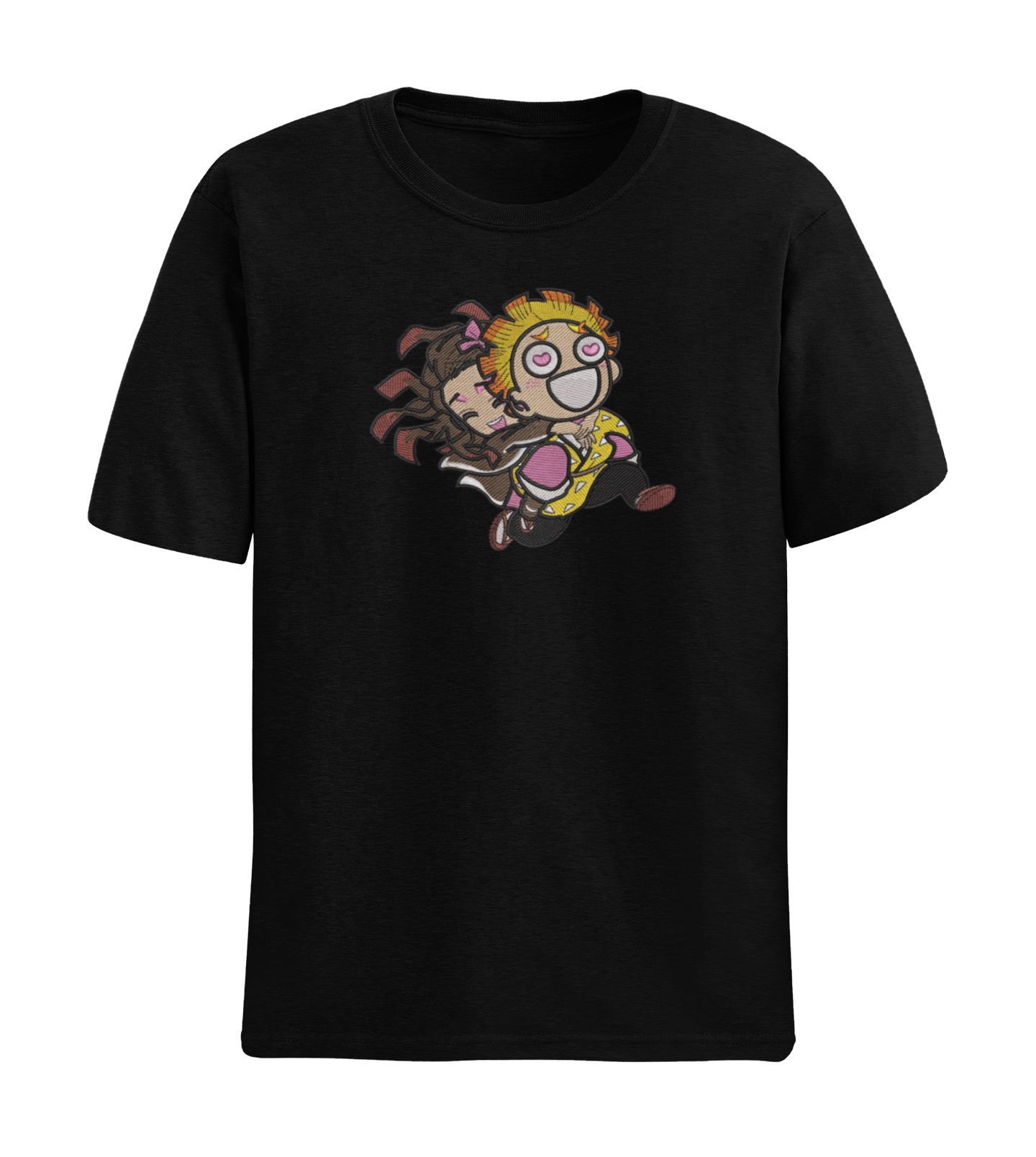 Zenitsu & Nezuko Chibi Tricou - Demon Slayer