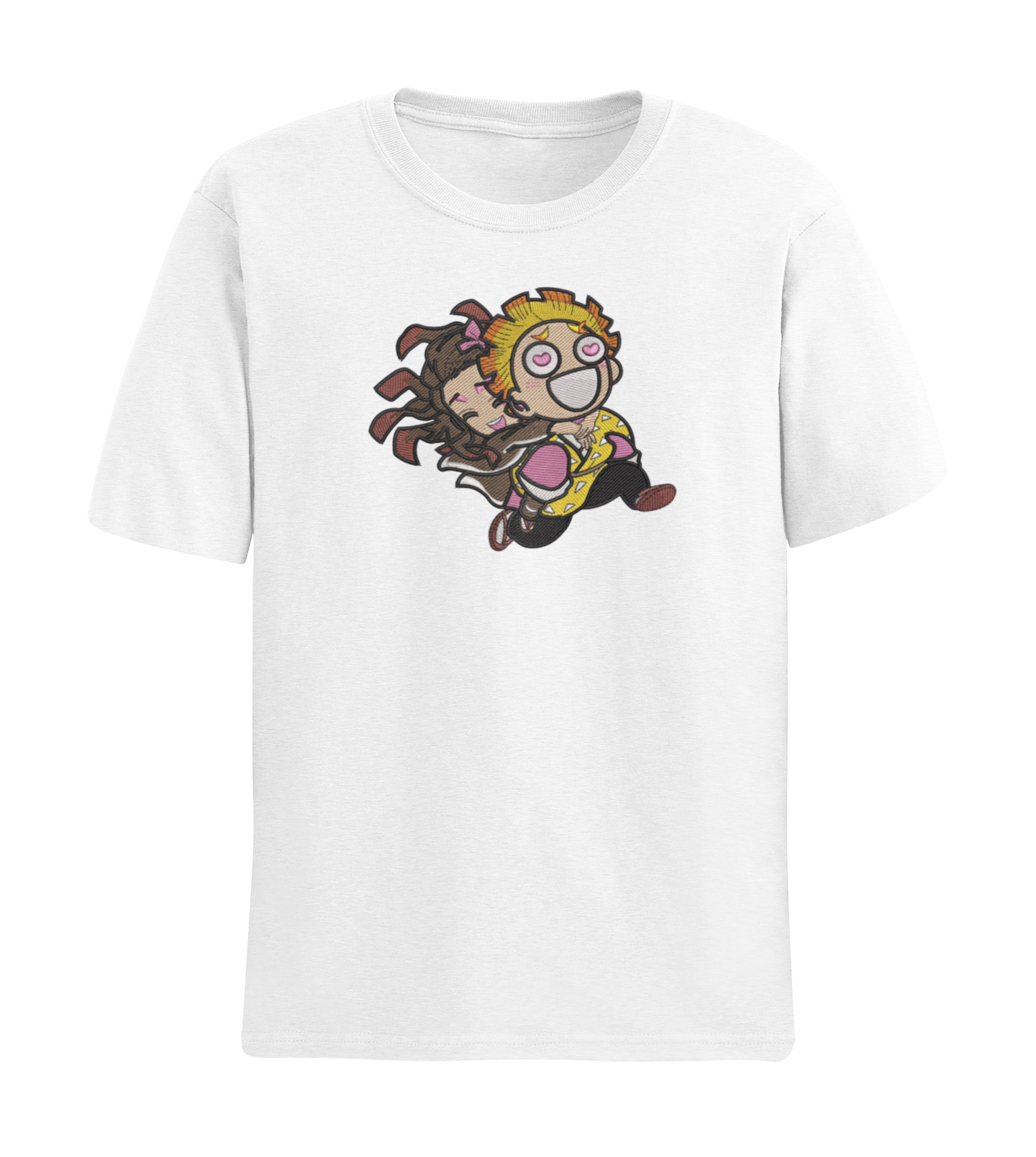 Zenitsu & Nezuko Chibi Tricou - Demon Slayer