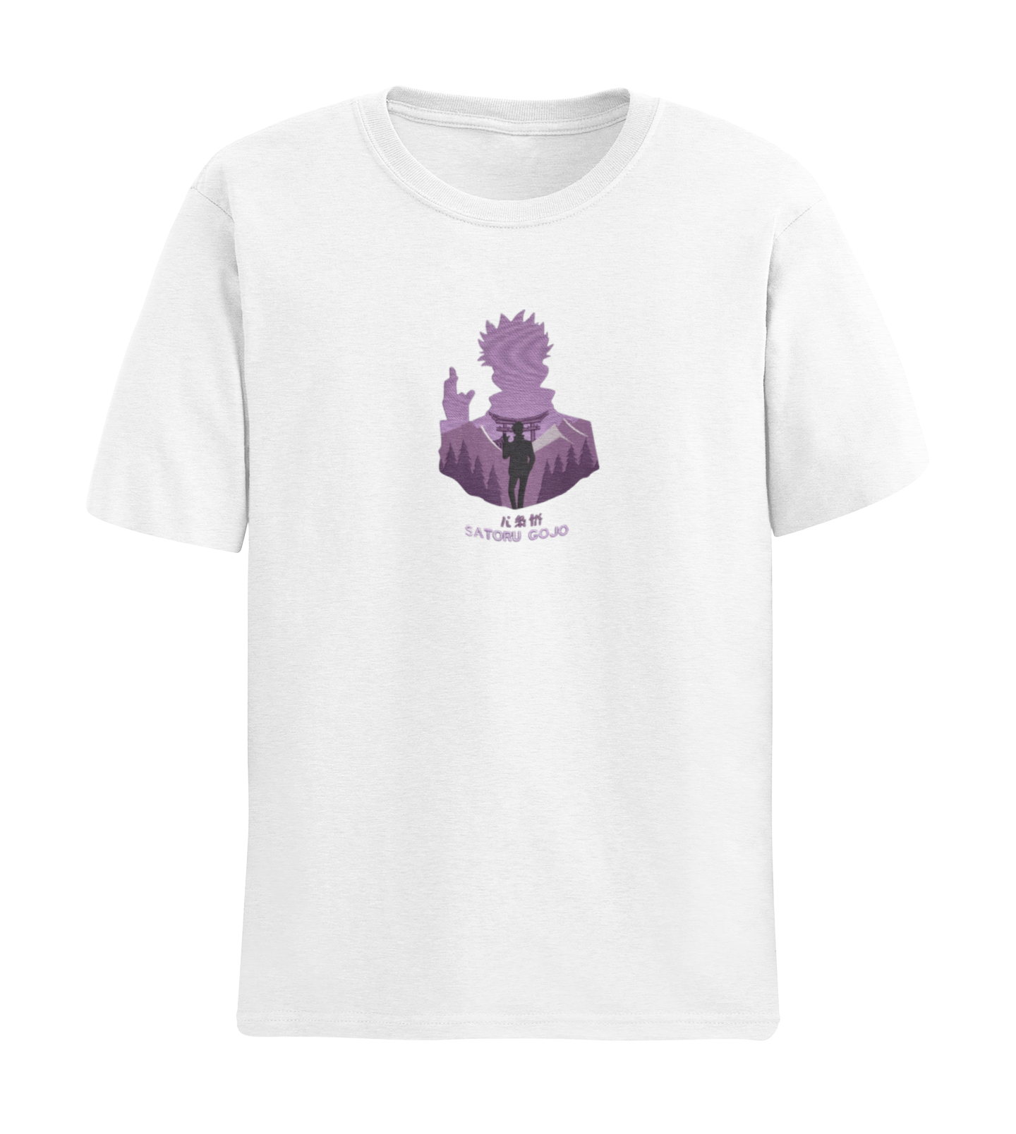 Satoru Gojo Outline Tricou - Jujutsu Kaisen