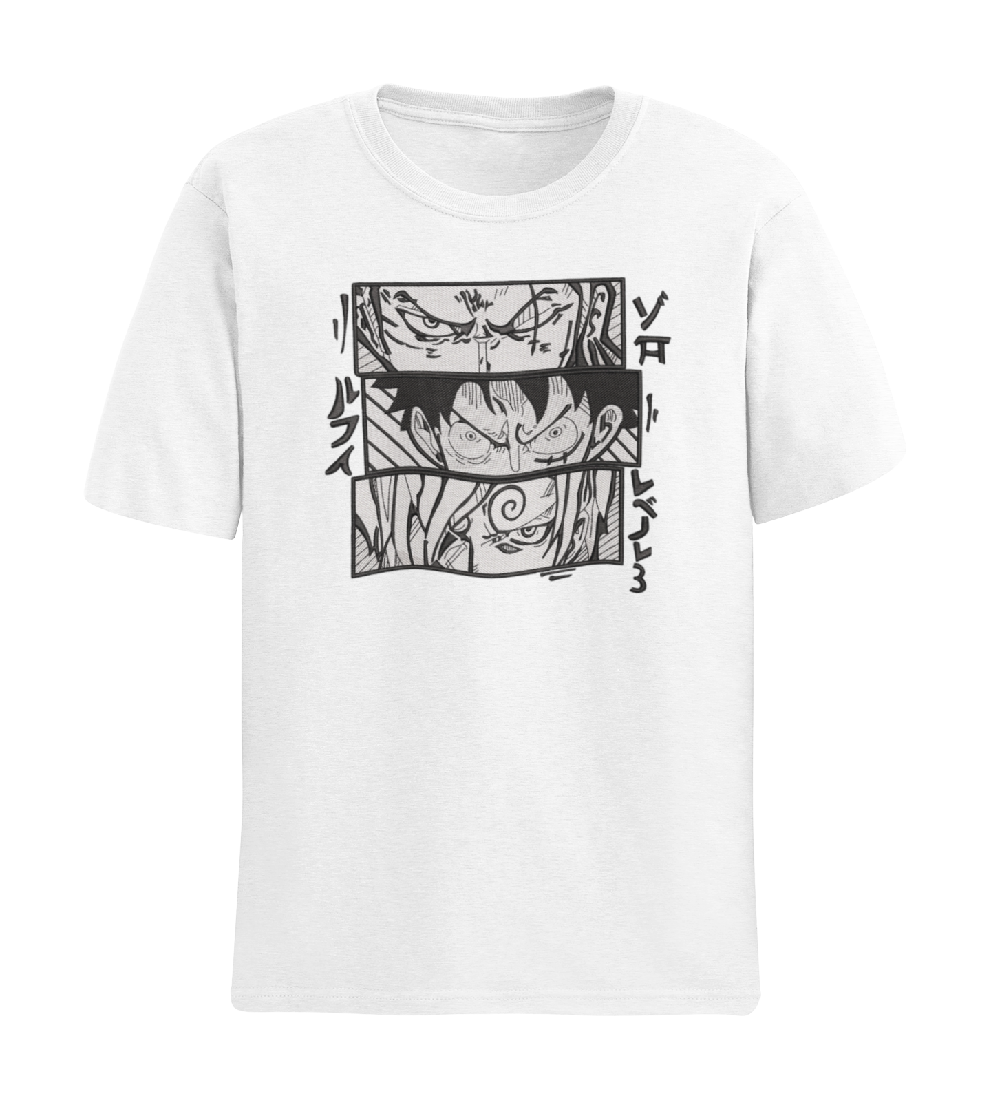 Zoro, Luffy and Sanji Eyes Manga Panel Tricou - One Piece