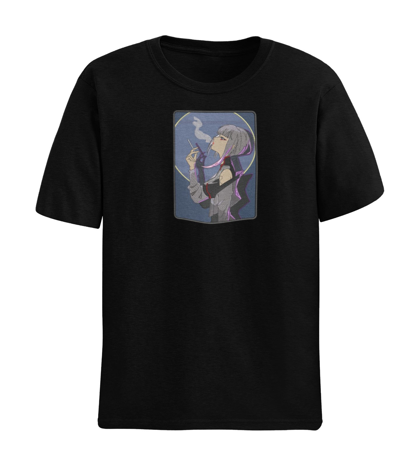 Lucy Smoking Tricou - Cyberpunk Edgerunners