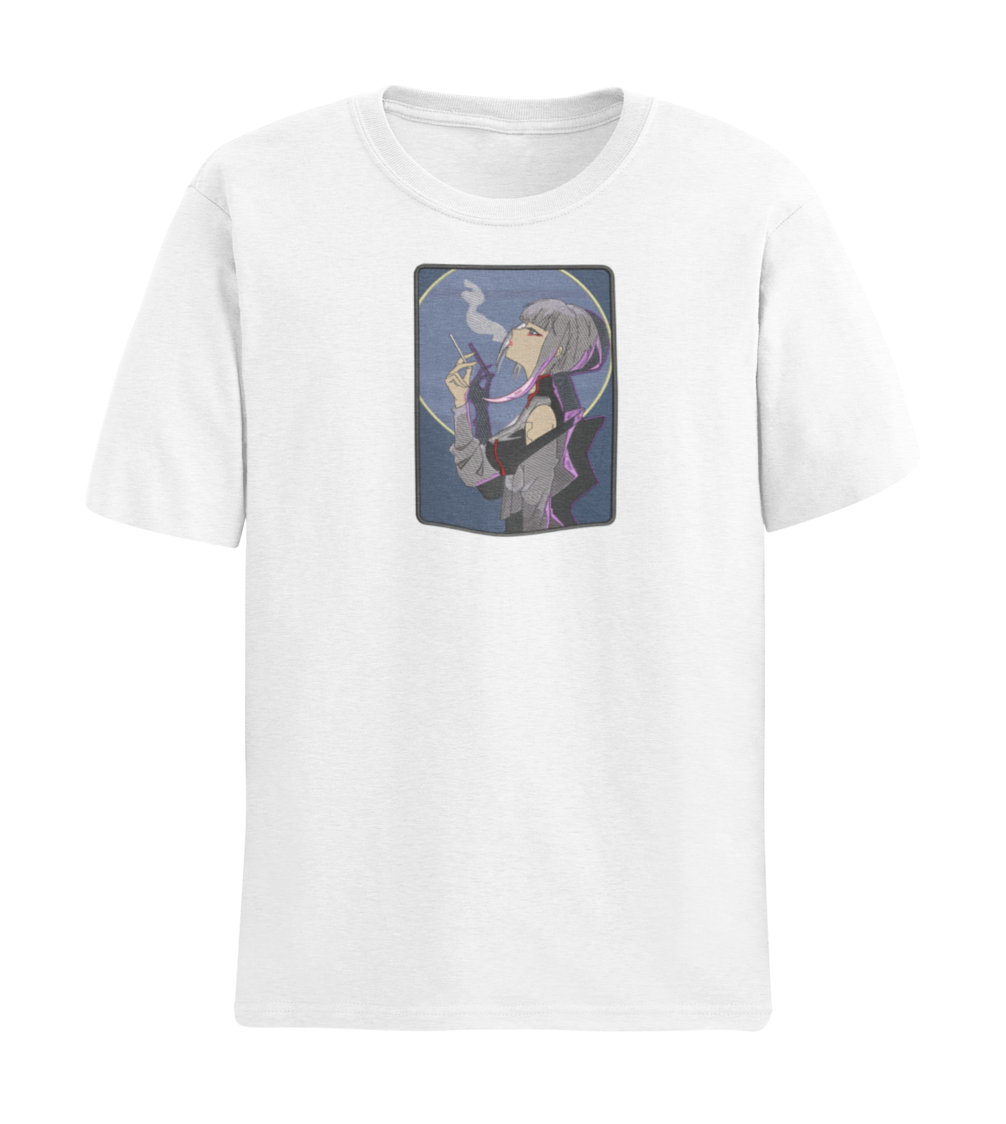 Lucy Smoking Tricou - Cyberpunk Edgerunners