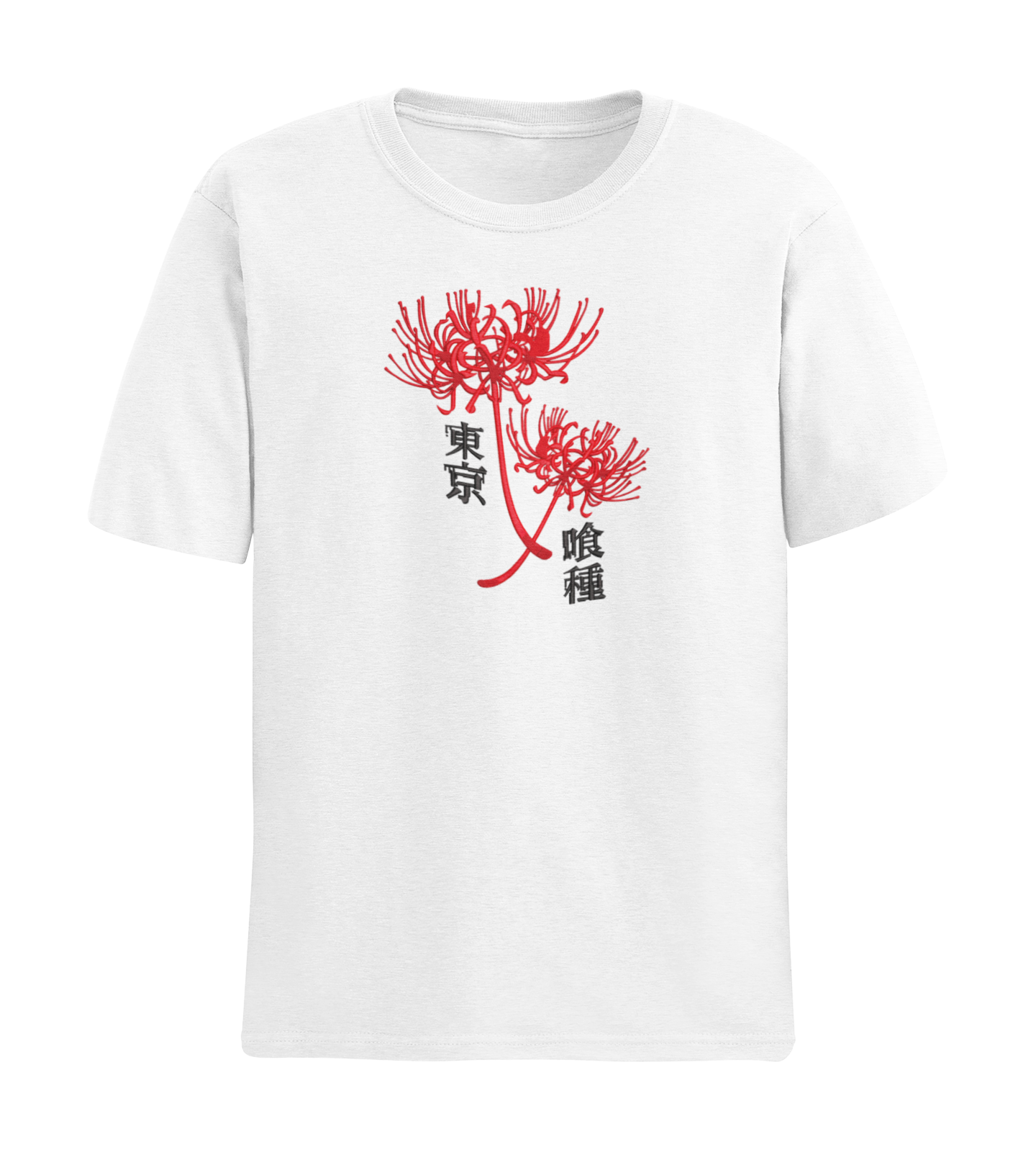 Red Spider Lilies & Writing Tricou - Tokyo Ghoul