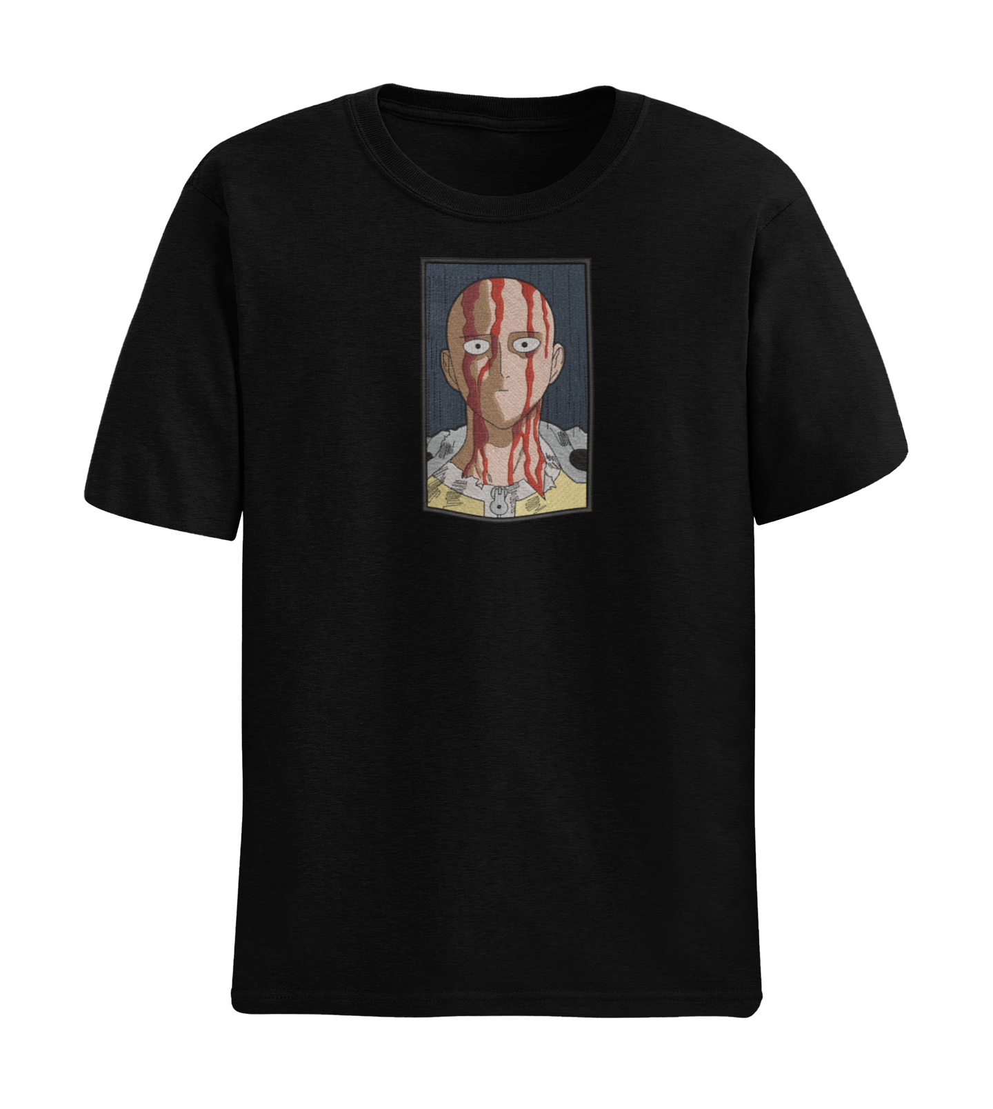 Saitama Death Stare Tricou - One Punch Man