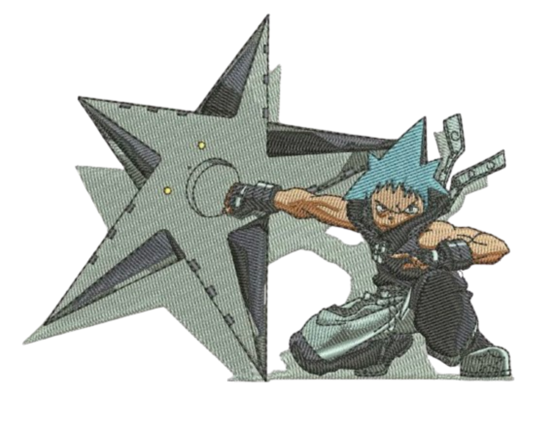 Black☆Star Shuriken Hanorac - Soul Eater