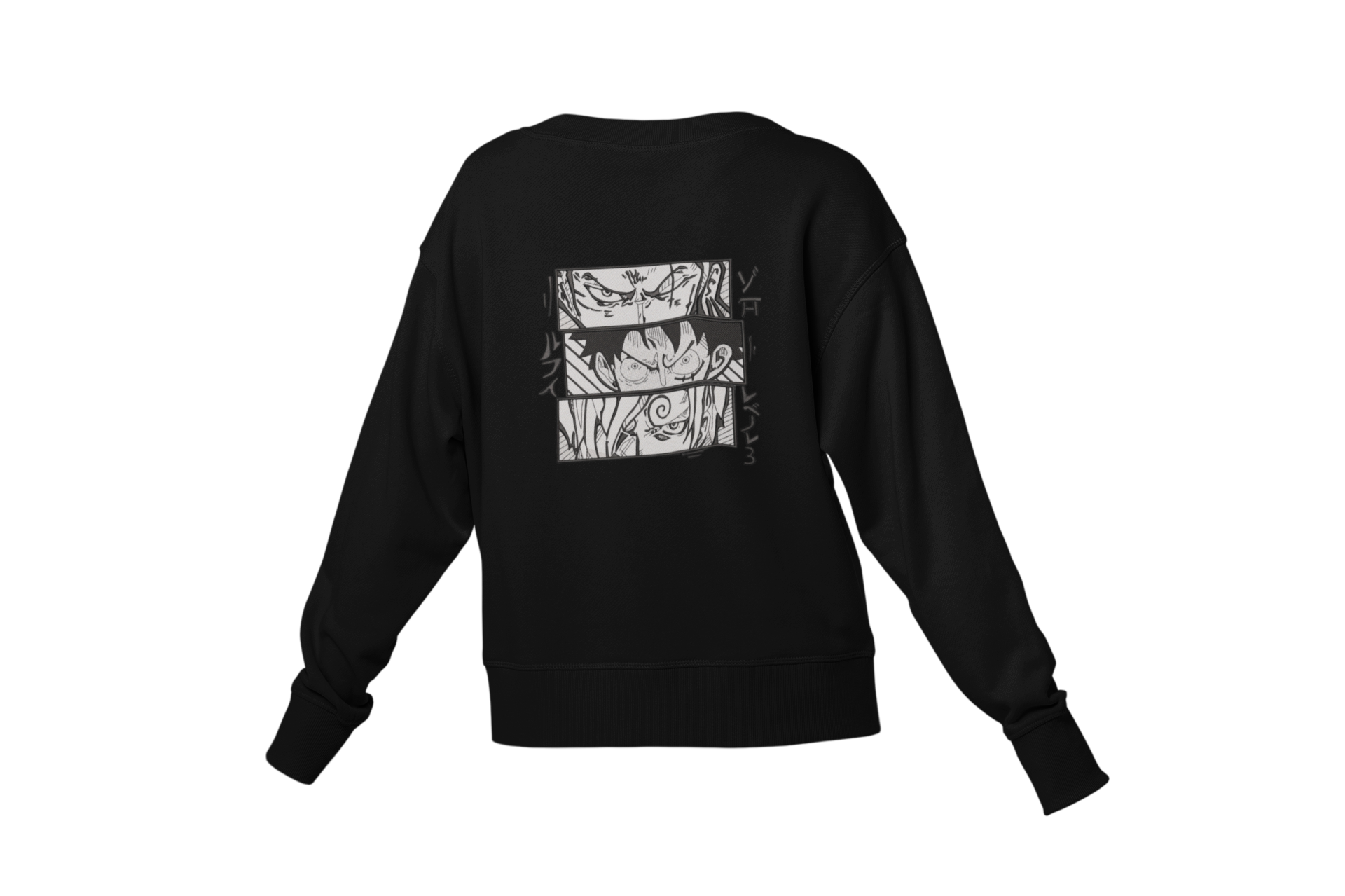 Zoro, Luffy and Sanji Eyes Manga Panel Bluza - One Piece