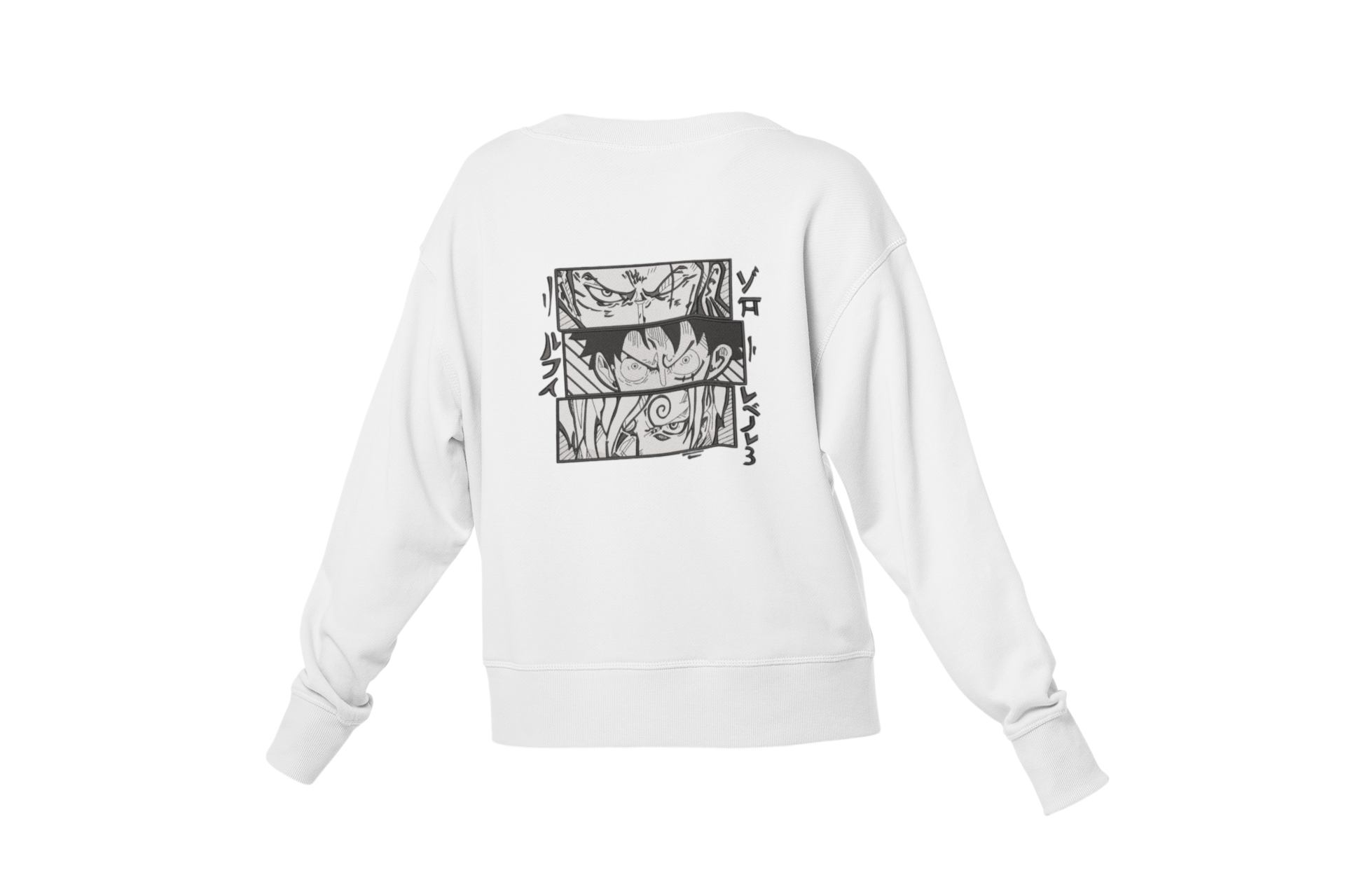 Zoro, Luffy and Sanji Eyes Manga Panel Bluza - One Piece
