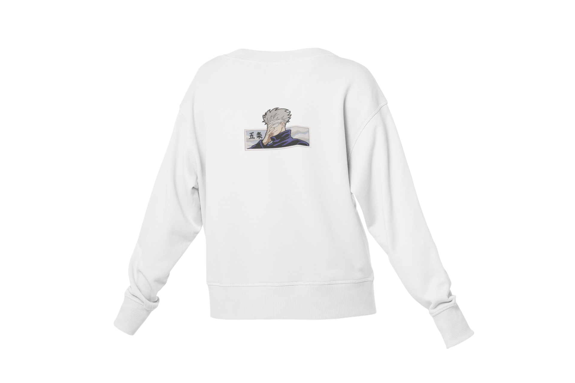 Satoru Gojo White Blindfold Bluza - Jujutsu Kaisen