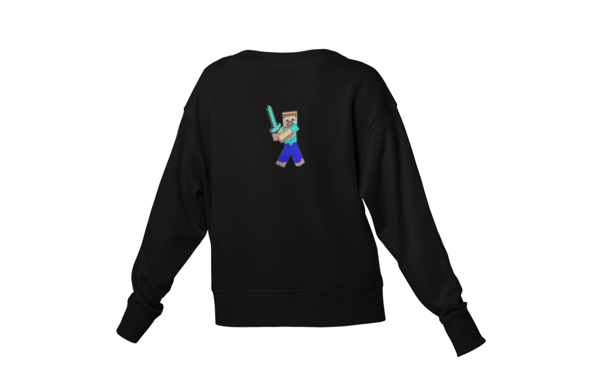 Steve & Diamond Sword Bluza - Minecraft