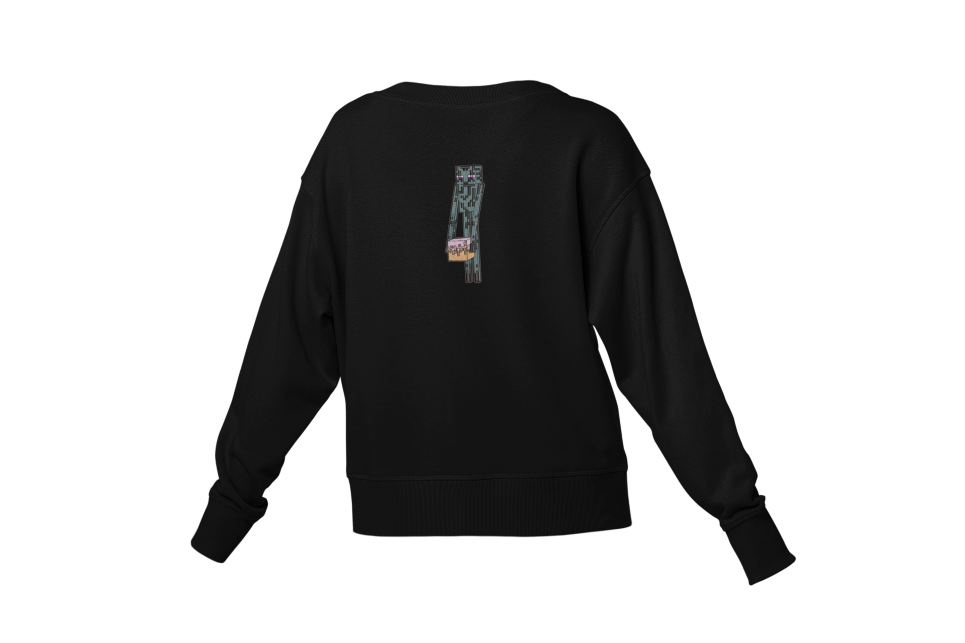 Enderman holding a Block Bluza - Minecraft