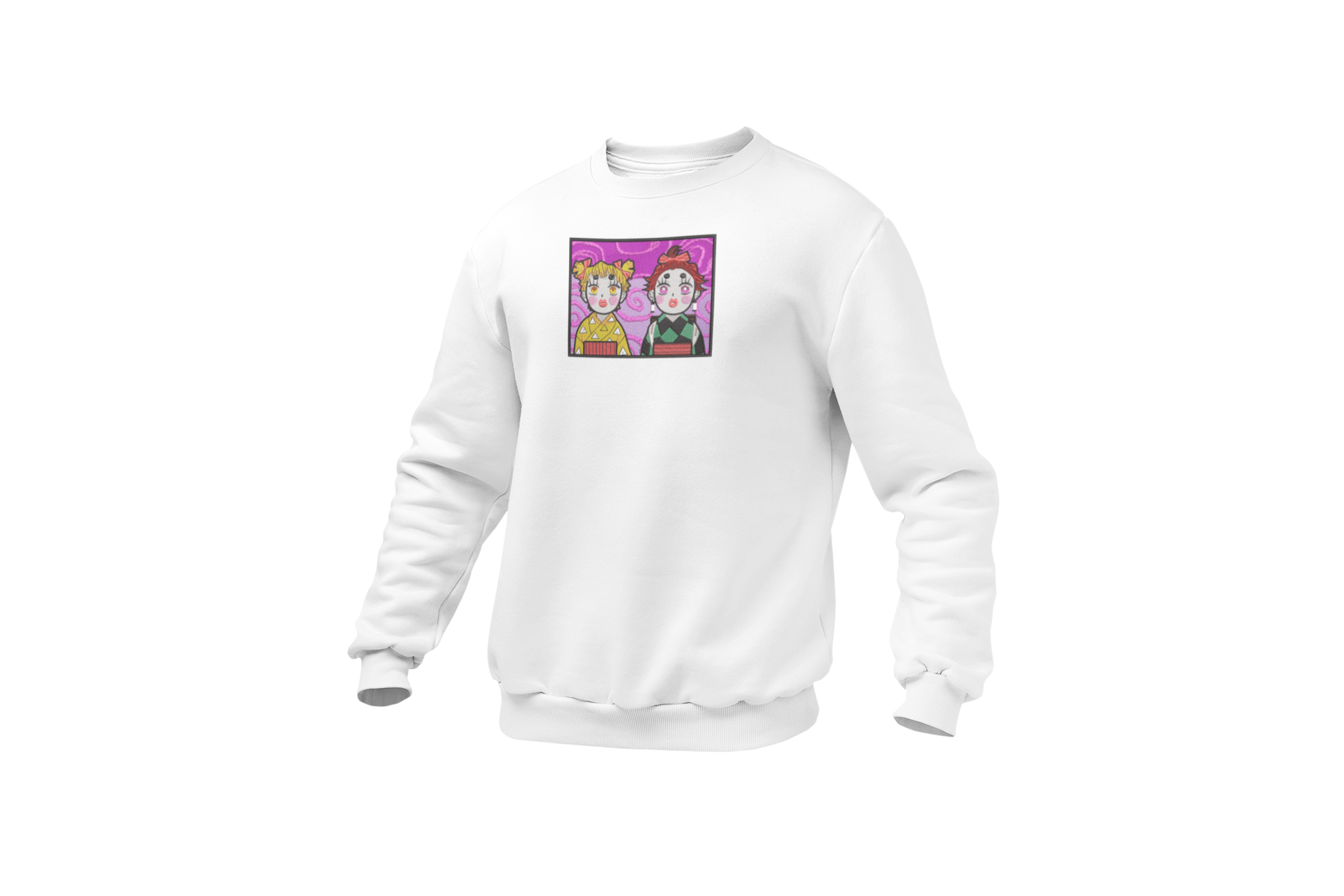 Tanjiro & Zenitsu with Make-up Bluza - Demon Slayer